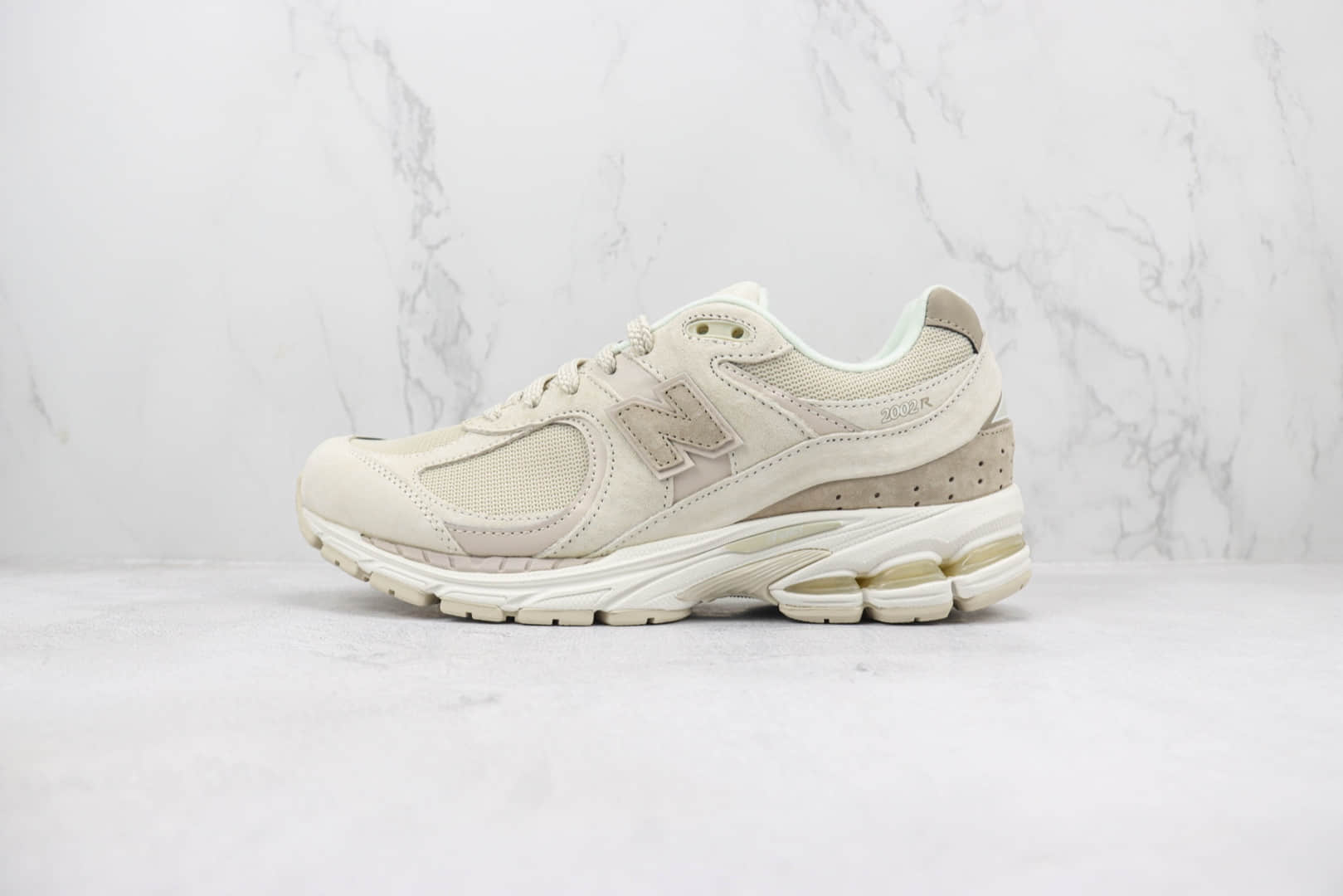 新百伦New Balance 2002R纯原版本NB2002R浅卡其色复古跑鞋 莆田新百伦货源 (ID:100325) - 图片1