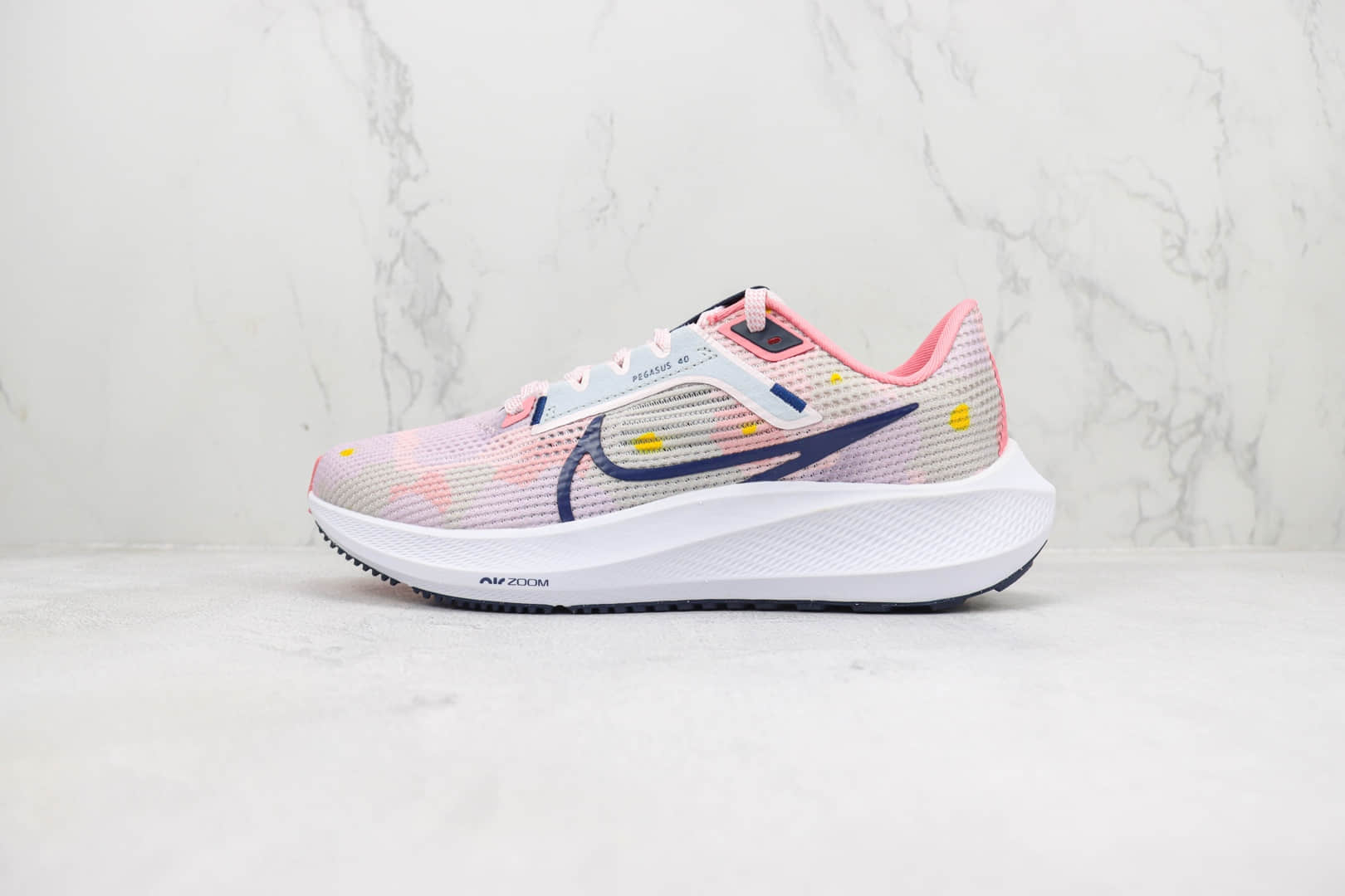 耐克Nike Air Zoom Pegasus 40纯原版本飞马40代粉色透气跑鞋 莆田耐克工厂 (ID:100341) - 图片1