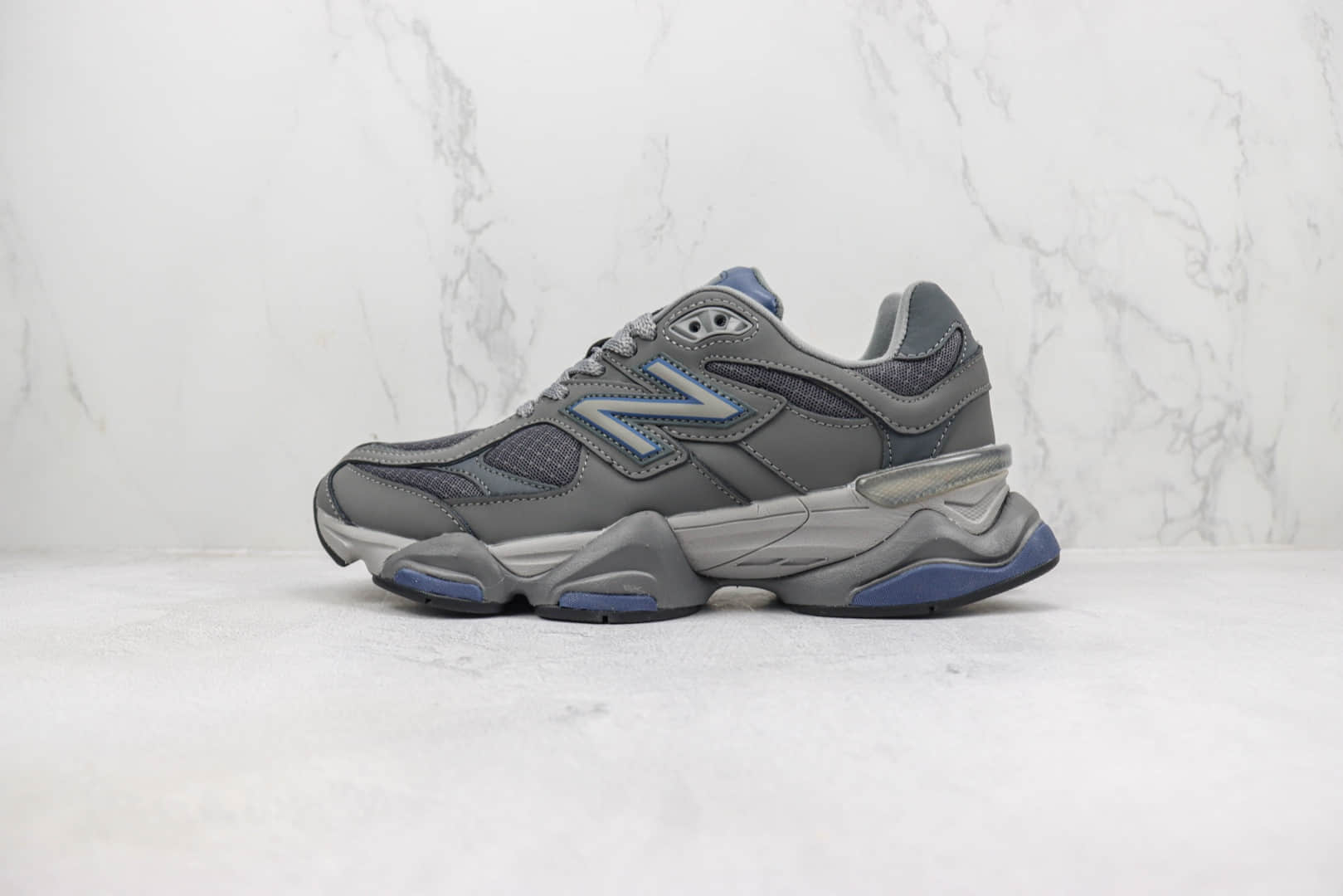 新百伦New Balance 9060纯原版本NB9060灰蓝色复古跑鞋 莆田新百伦货源 (ID:100349) - 图片1