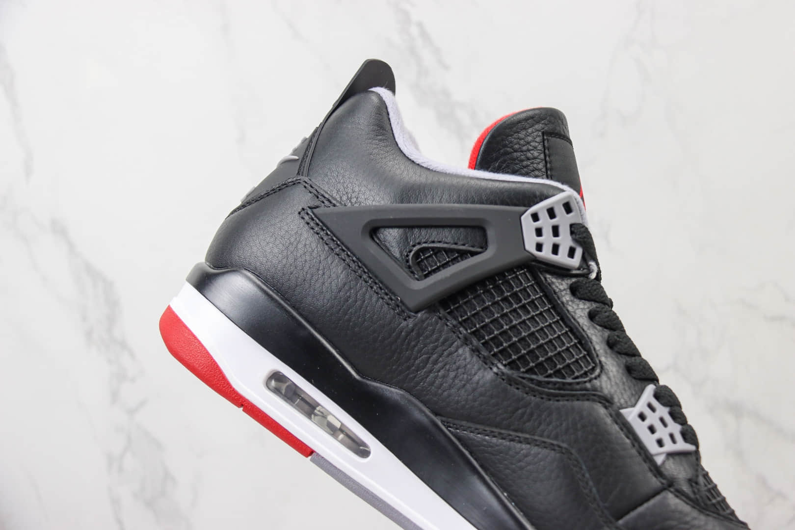 乔丹Air Jordan 4 “Bred Reimagined” 纯原版本AJ4新黑红篮球鞋 莆田AJ货源 货号:FV5029-006