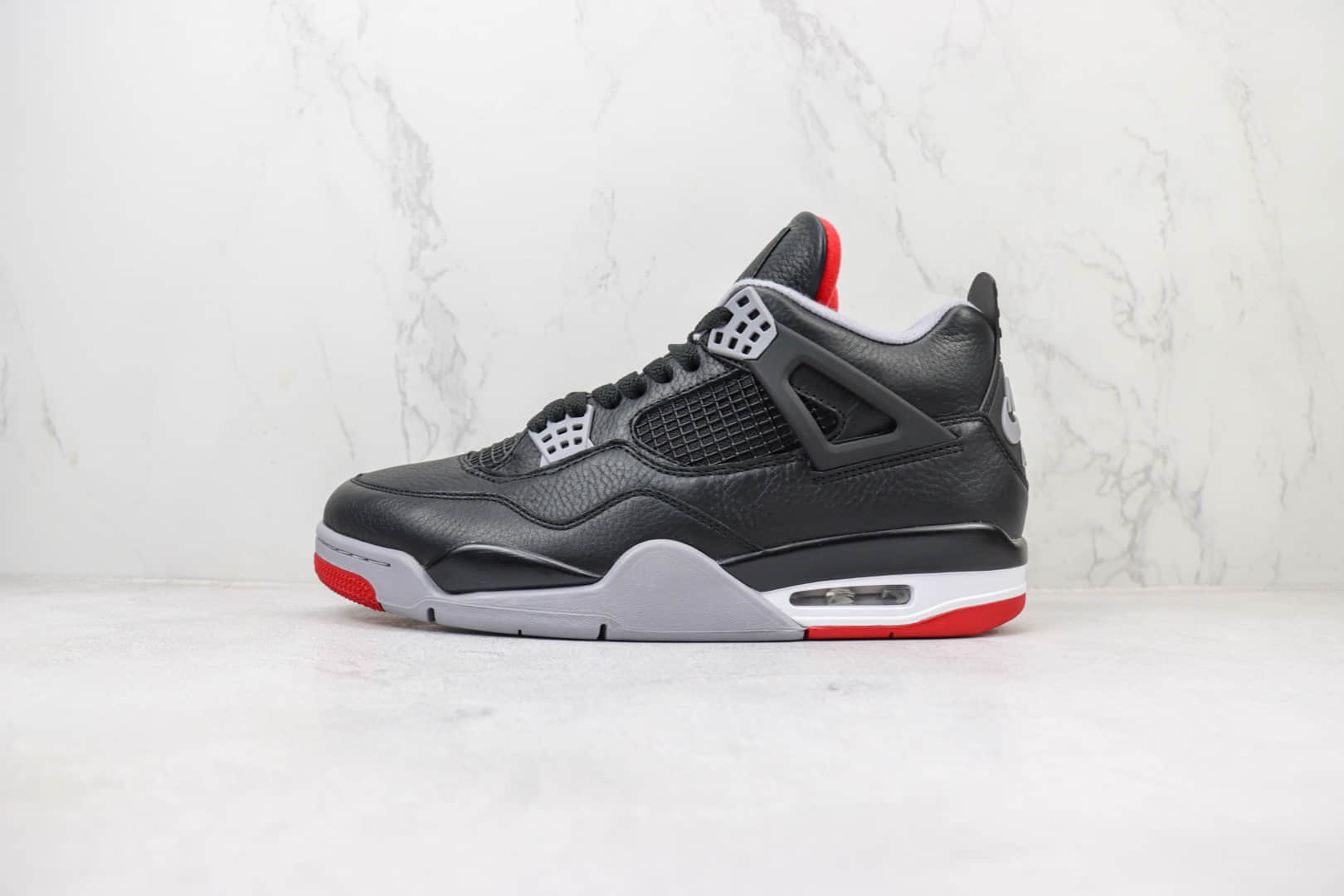 乔丹Air Jordan 4 “Bred Reimagined” 纯原版本AJ4新黑红篮球鞋 莆田AJ货源 货号:FV5029-006