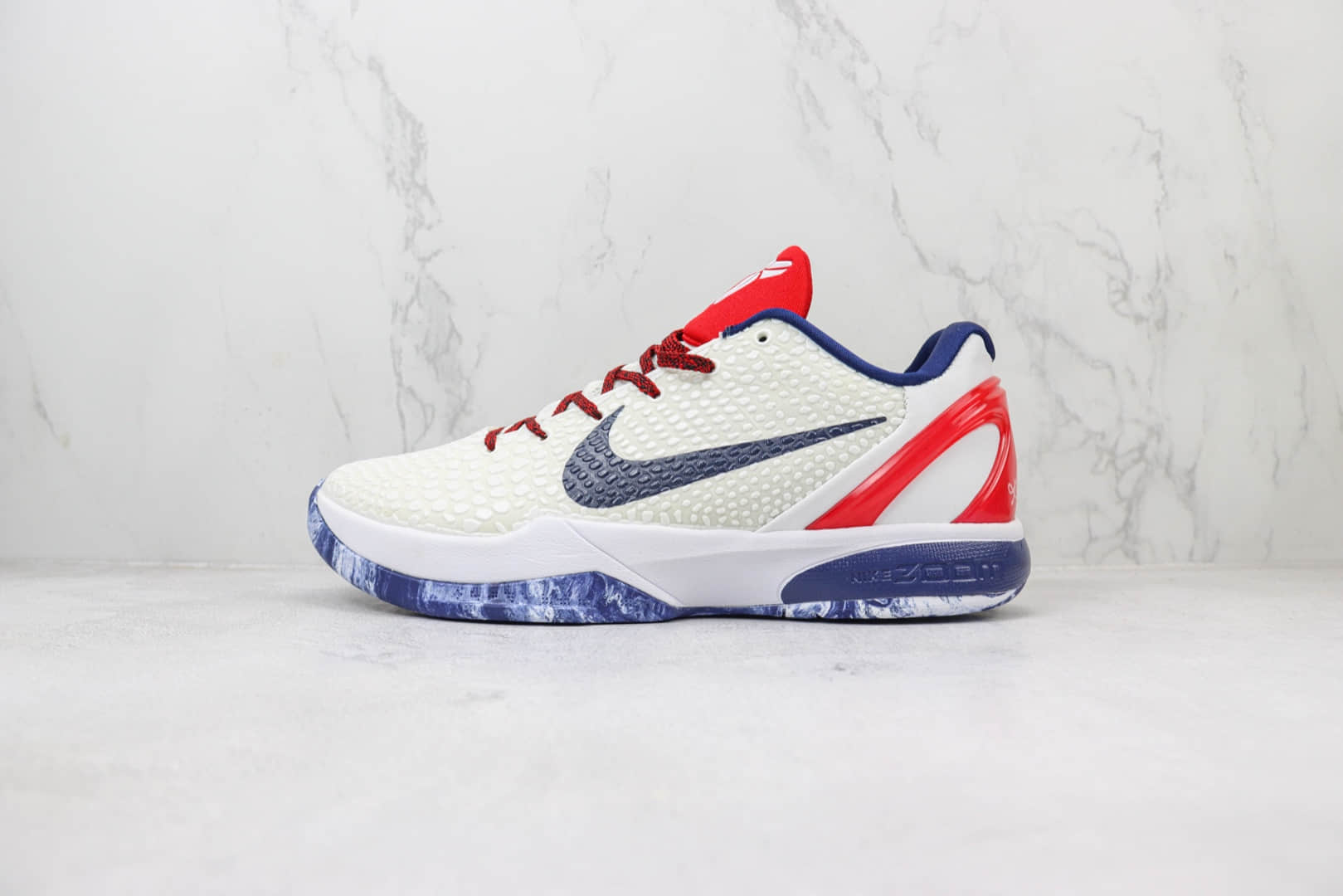 耐克Nike Zoom Kobe 6 Protro纯原版本科比6代白红蓝篮球鞋 莆田耐克代理 (ID:100691) - 图片1