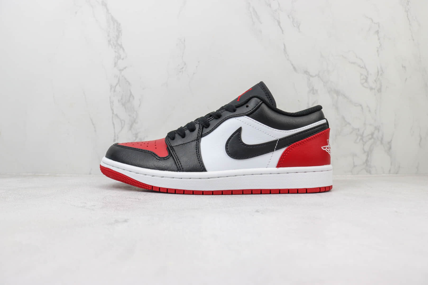 乔丹Air Jordan 1 Low “Bred Toe”纯原版本低帮AJ1黑红脚趾篮球鞋 莆田AJ货源 (ID:100739) - 图片1