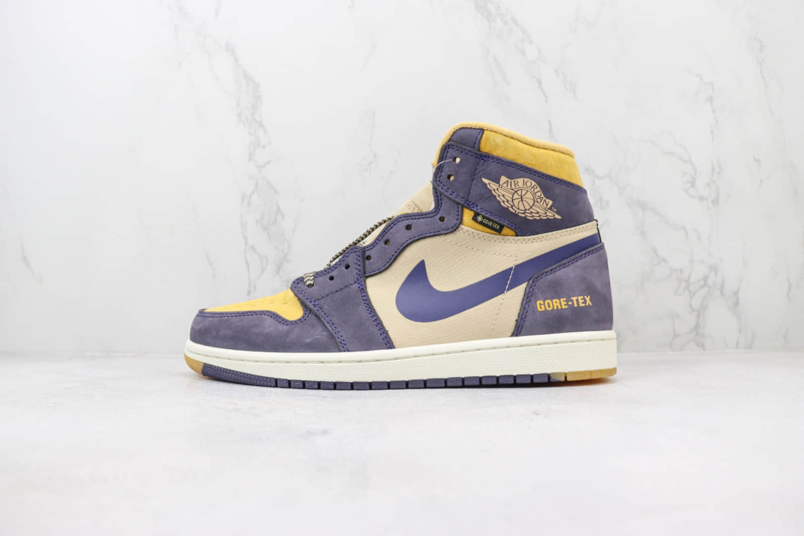 乔丹Air Jordan 1 Element “Gore-Tex”纯原版本高帮AJ1紫棕色防水篮球鞋 莆田AJ货源 (ID:101231) - 图片1