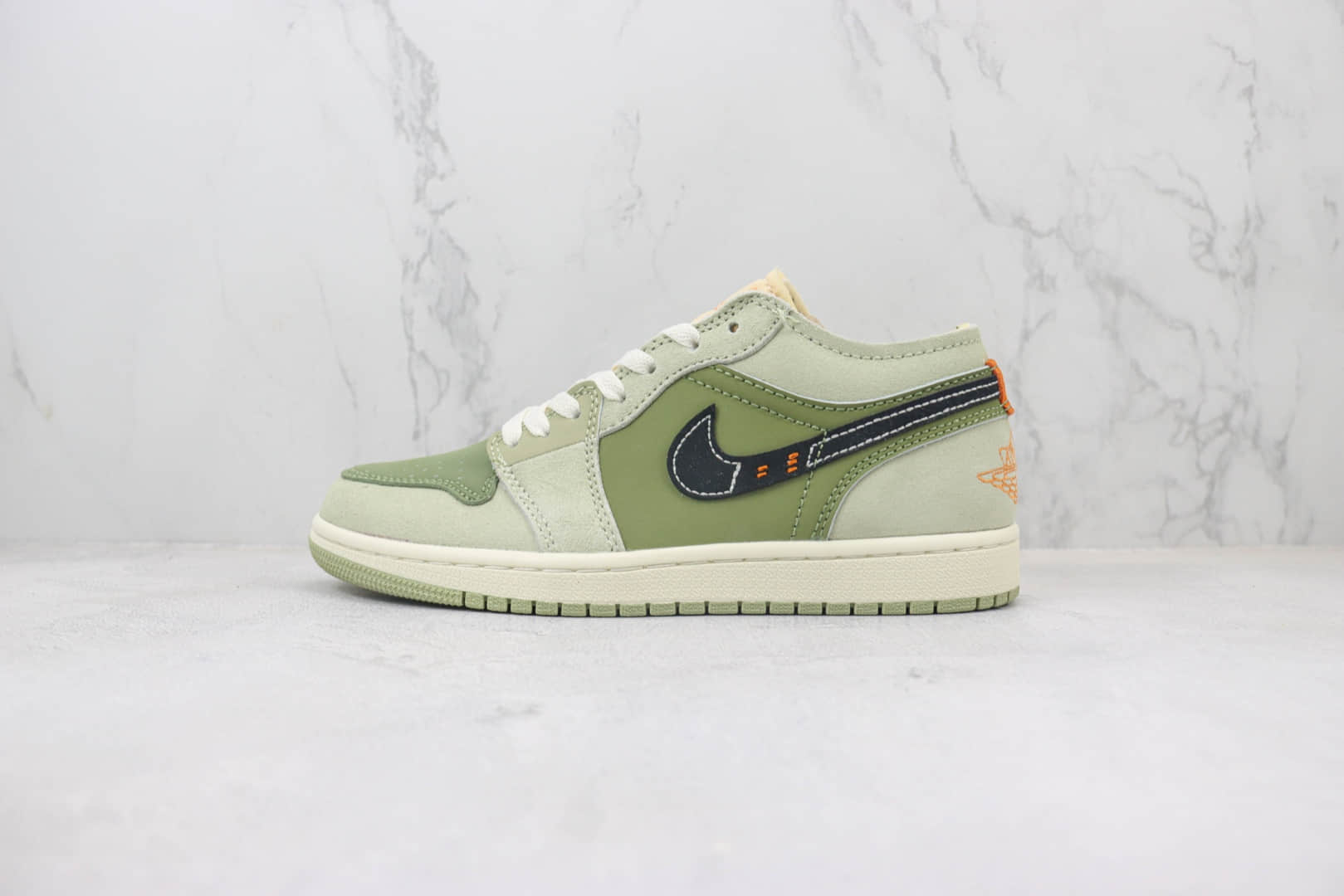 乔丹Air Jordan 1 Low纯原版本低帮AJ1抹茶绿板鞋 莆田AJ货源 (ID:101515) - 图片1