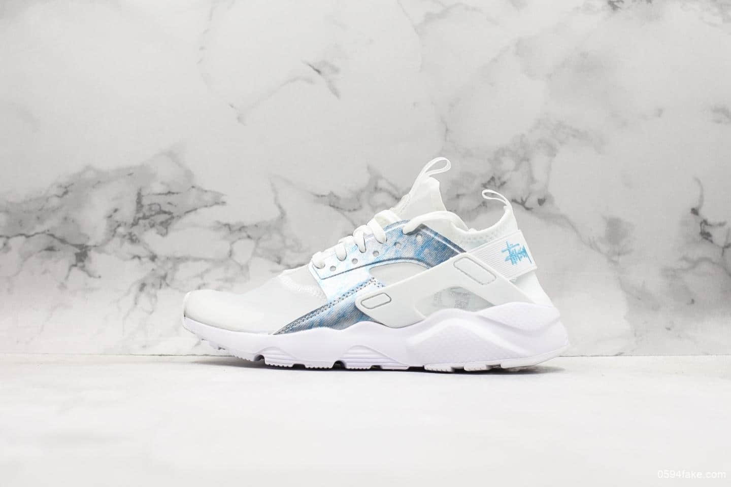 耐克Nike Air Huarache Run Premium公司级华莱士4代网纱透气运动休闲跑鞋鞋面采用进口半透明网纱面料透气和弹性十足 货号:875868-003