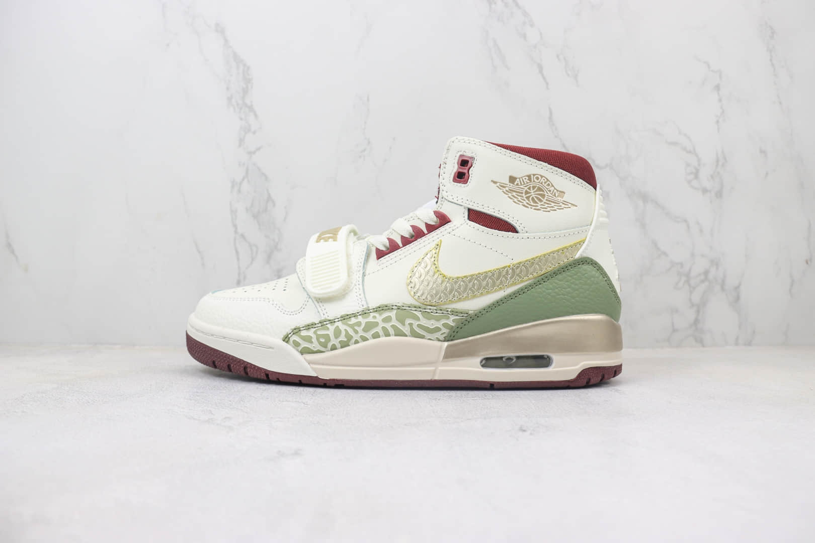 乔丹Air Jordan Legacy 312纯原版本龙年限定AJ312白绿红三合一篮球鞋 莆田耐克代理 (ID:101617) - 图片1