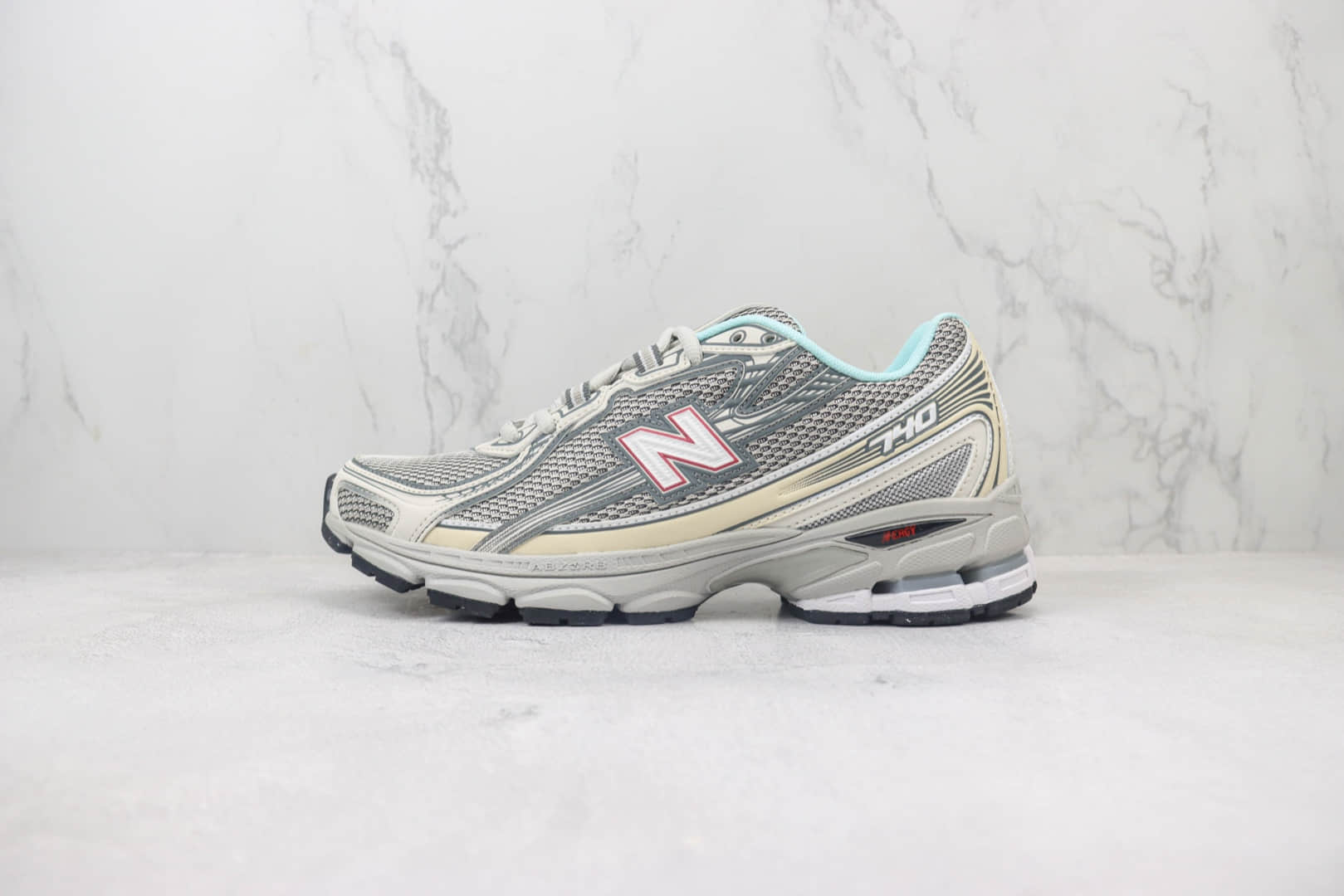 新百伦New Balance 740纯原版本NB740灰色复古运动鞋 莆田新百伦货源 (ID:101721) - 图片1