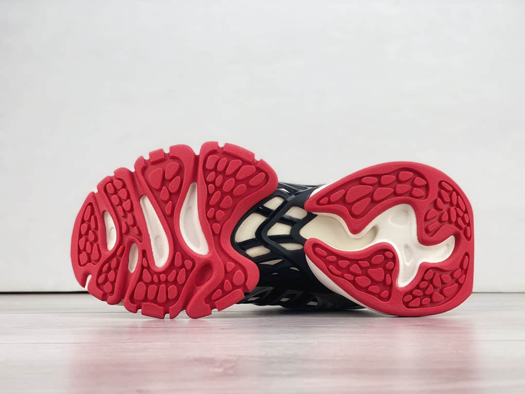 阿迪达斯adidas XLG Runner Deluxe纯原版本黑红色复古老爹鞋 莆田阿迪达斯代理 货号:IH0615