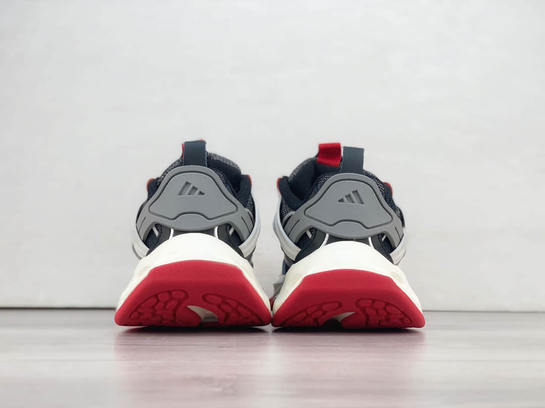 阿迪达斯adidas XLG Runner Deluxe纯原版本黑红色复古老爹鞋 莆田阿迪达斯代理 货号:IH0615