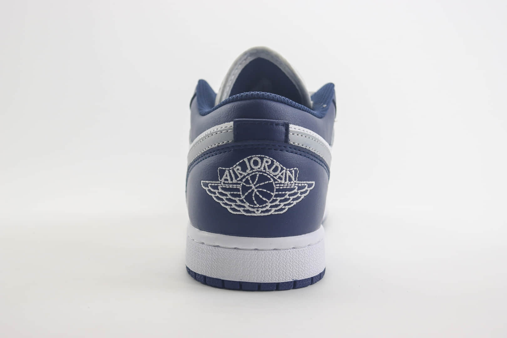乔丹Air Jordan 1 Low纯原版本低帮AJ1白海军蓝板鞋 莆田AJ货源 货号:553558-141