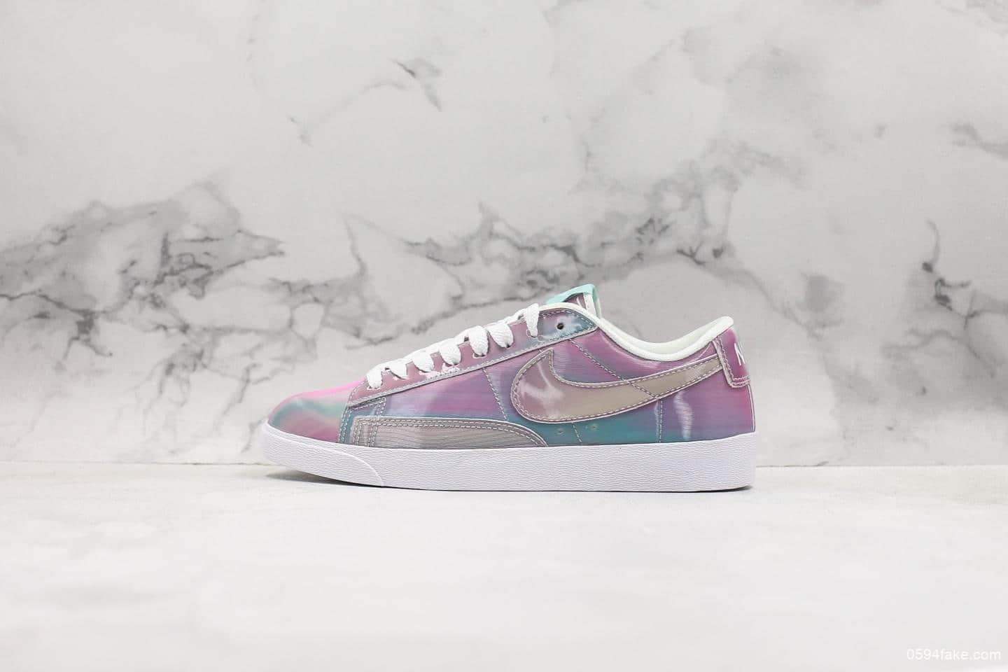 耐克Nike Wmns Blazer Low LX公司级开拓者5D炫彩原盒原标原厂中底区别市面通货版本细节随意对比 货号:视频内容9374-810
