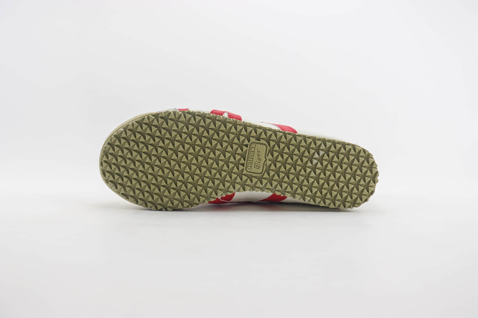 亚瑟士Onitsuka Tiger MEXICO 66纯原版本鬼冢虎龙年限定白红色龙吟虎啸绑带解构训练鞋 莆田亚瑟士货源 货号：1183C216-100