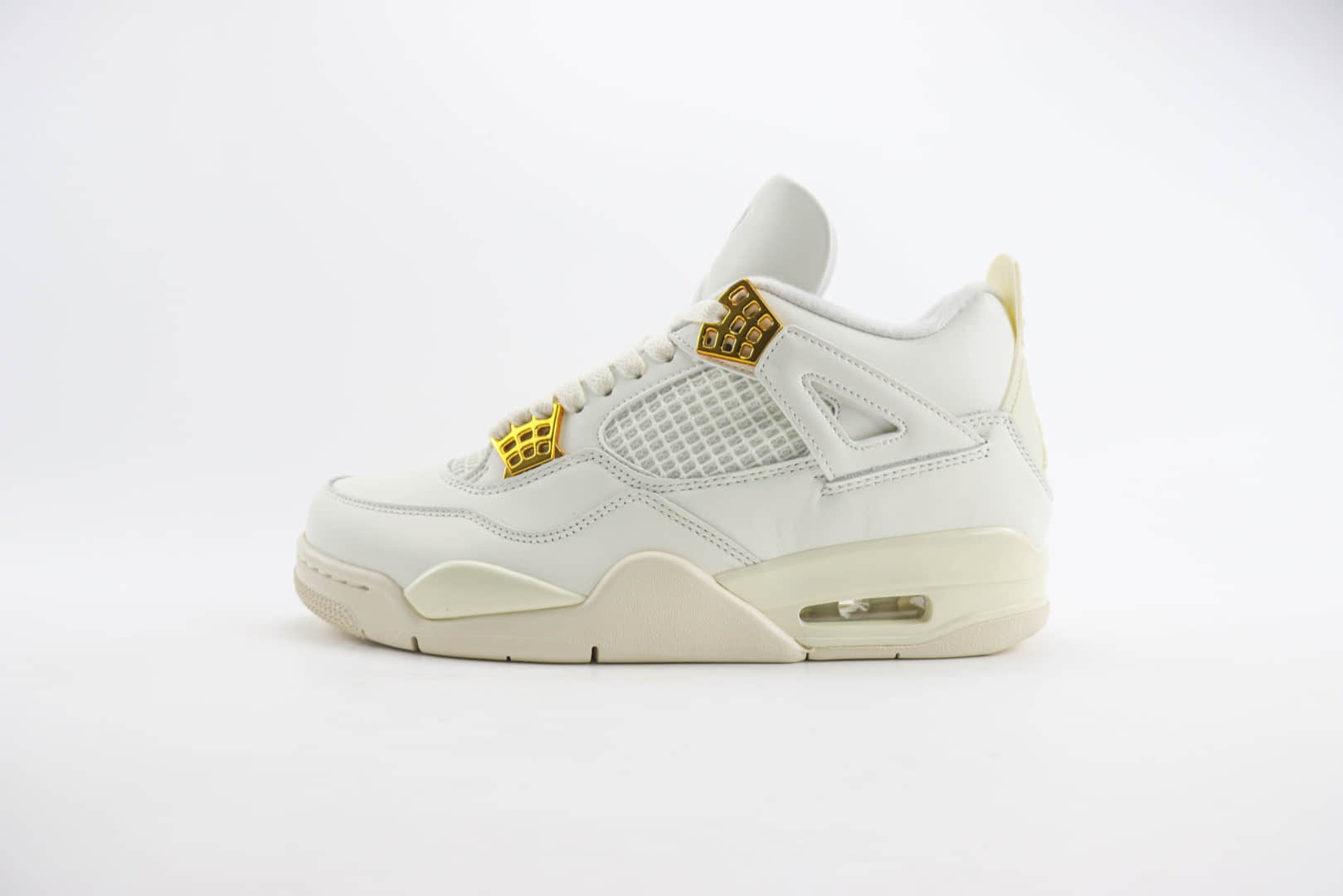 乔丹Air Jordan 4 Retro “Vivid Sulfur”纯原版本AJ4米白金男子篮球鞋 莆田AJ货源 (ID:103283) - 图片1
