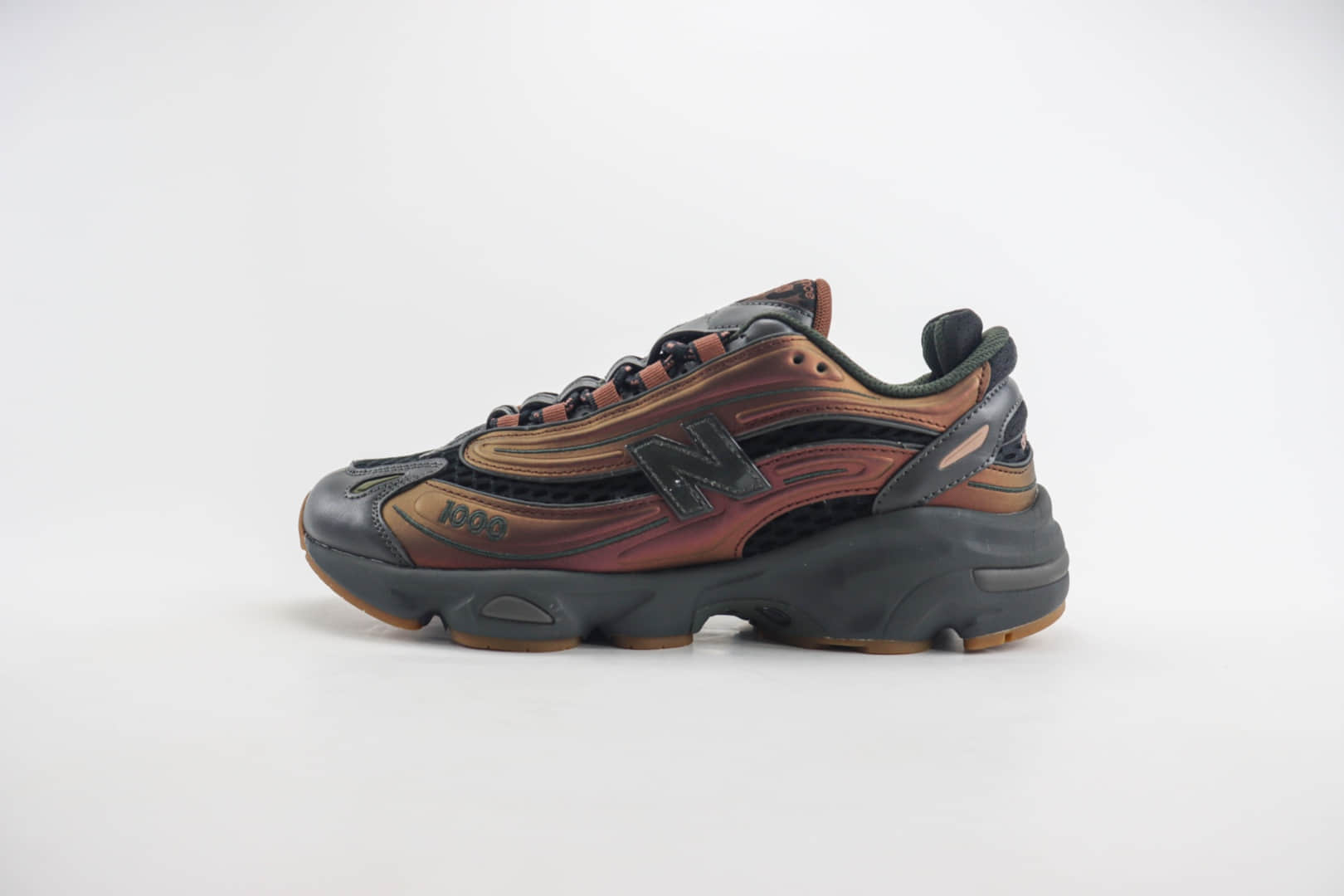 新百伦New Balance 1000纯原版本NB1000黑棕色复古老爹鞋 莆田天花板NB (ID:103592) - 图片1