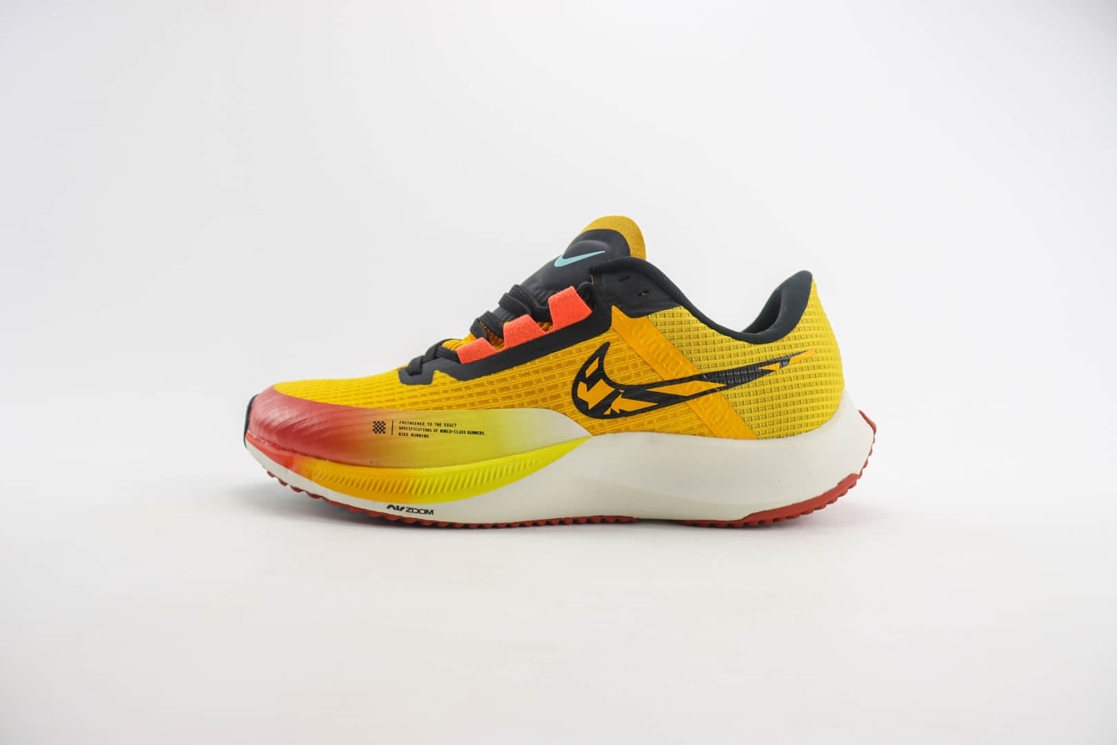 耐克Nike Air Zoom Rival Fly 3纯原版本红黄渐变马拉松轻量跑鞋 莆田耐克货源 (ID:103830) - 图片1