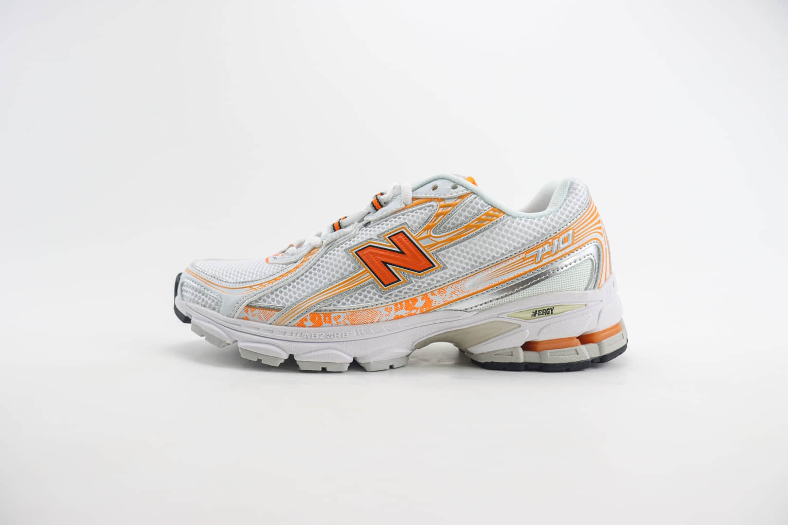 新百伦New Balance 740纯原版本NB740白橙色复古跑鞋 莆田新百伦货源 (ID:103970) - 图片1