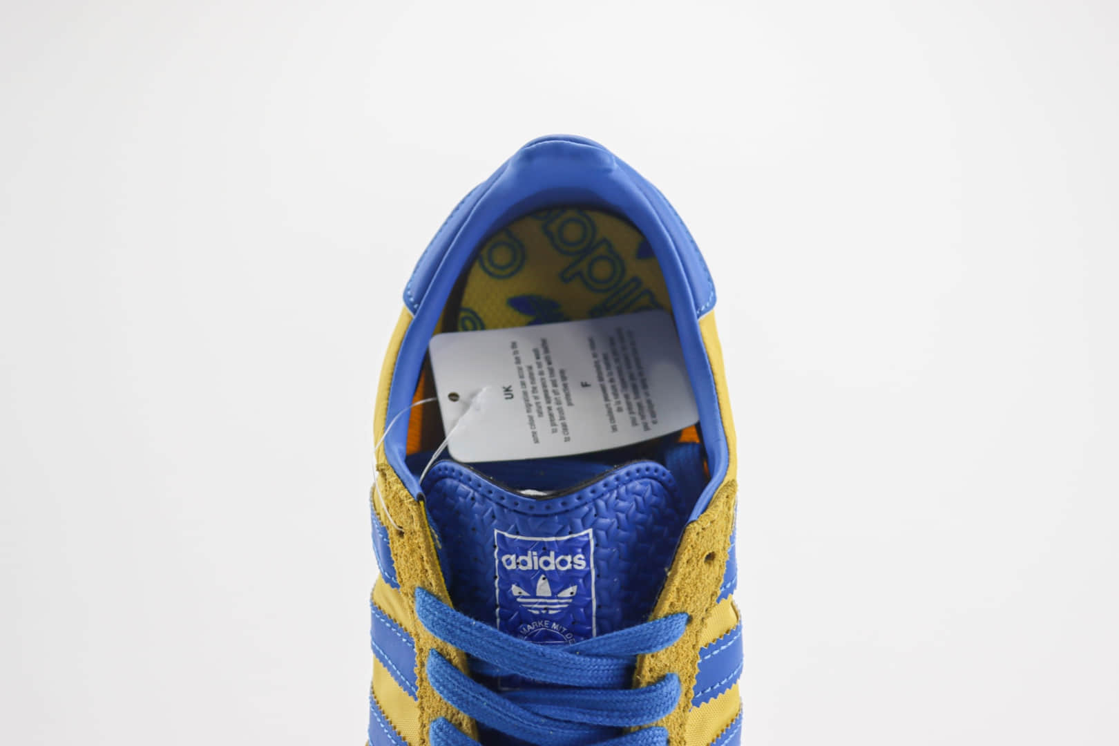 阿迪达斯adidas Originals SL 72 RS纯原版本黄蓝色复古慢跑鞋 莆田阿迪达斯工厂 货号:IE6526