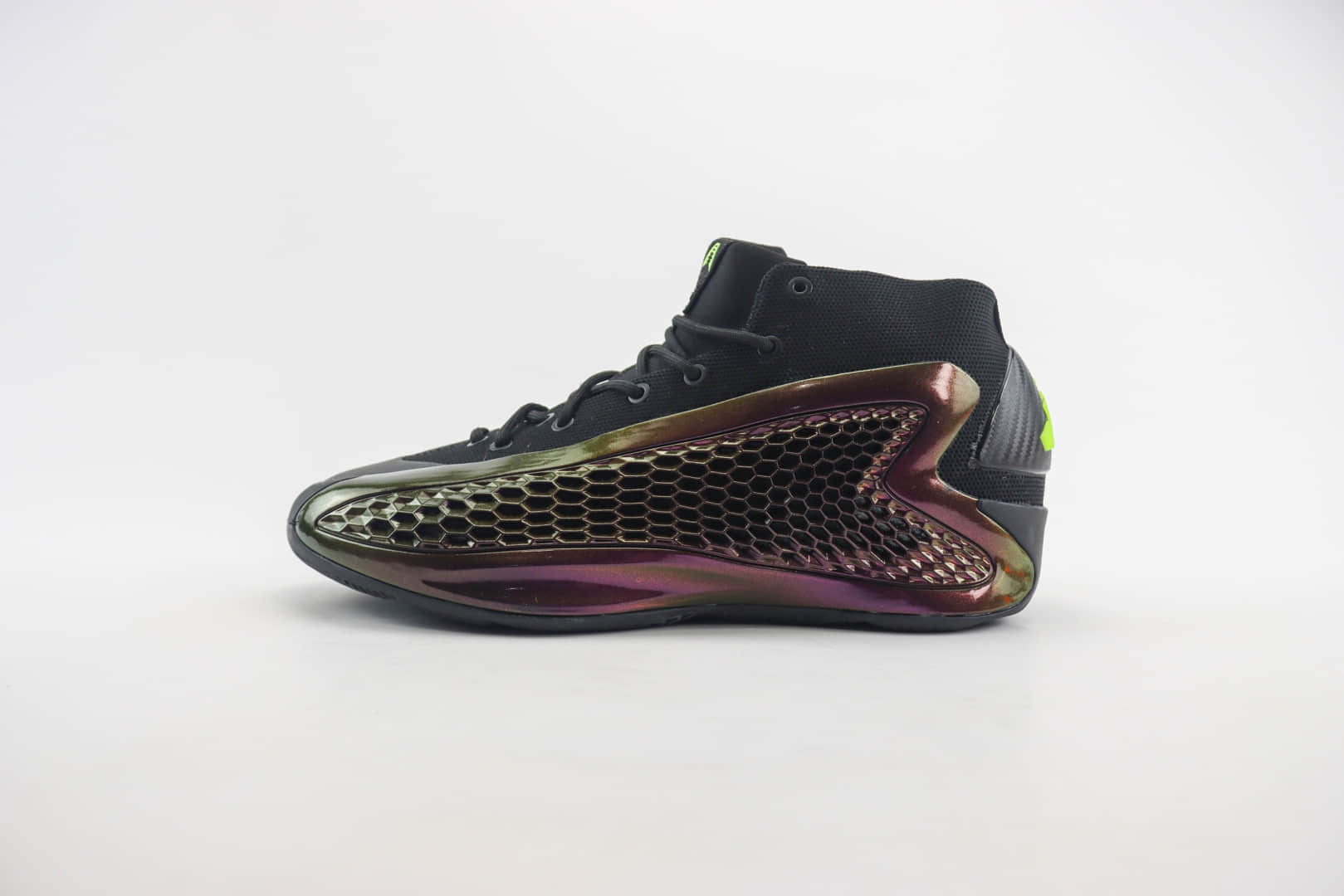 阿迪达斯adidas Anthony Edwards纯原版本安东尼·爱德华AE1黑紫渐变高帮篮球鞋 莆田阿迪达斯货源 货号:IF1858