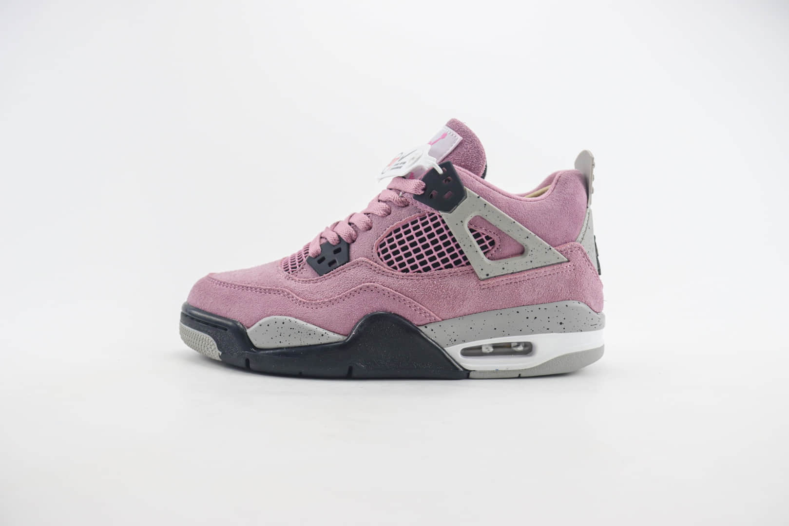 乔丹Air Jordan 4 “Orchid”纯原版本AJ4麂皮粉篮球鞋 莆田AJ货源 (ID:104223) - 图片1