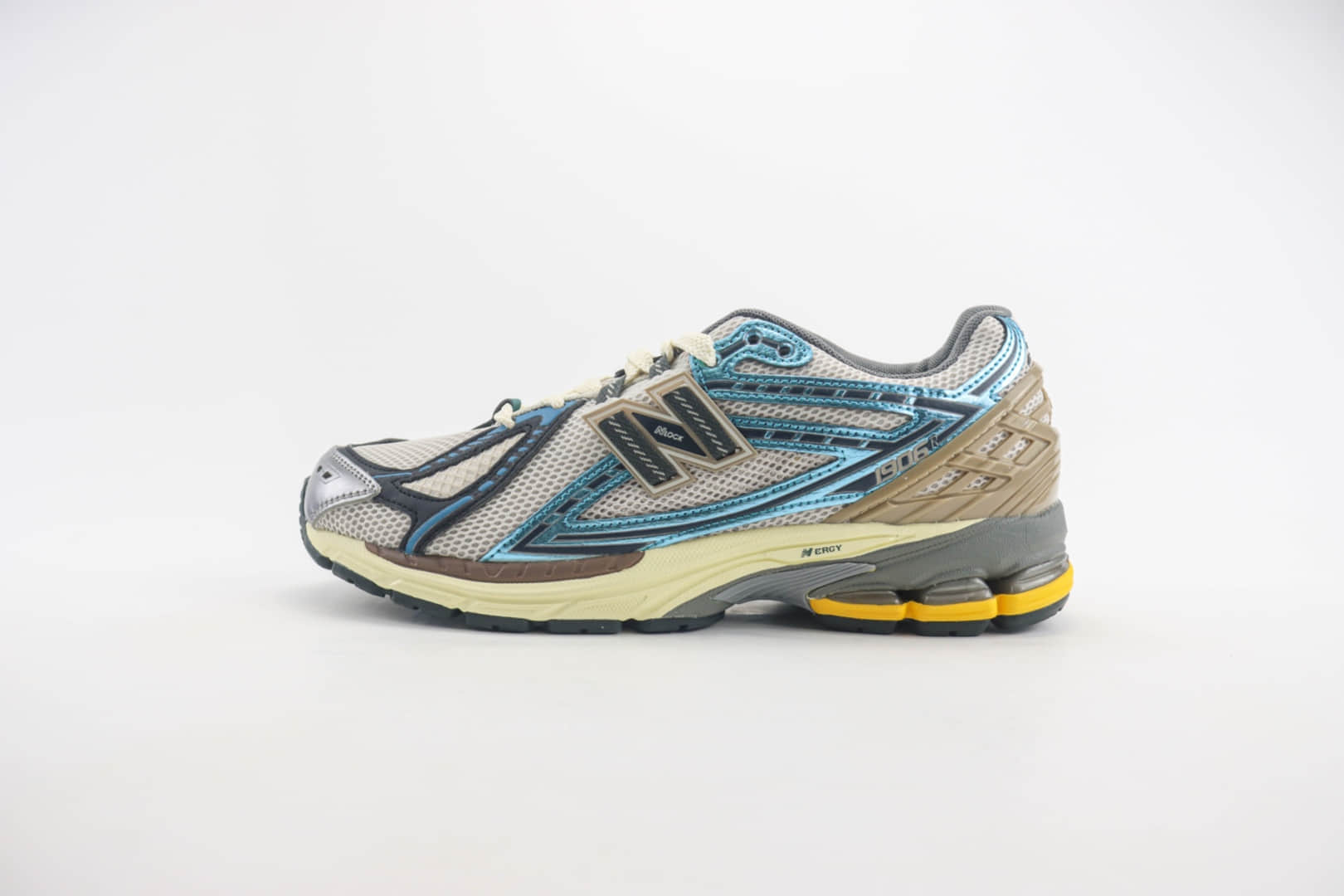 新百伦New Balance 1906纯原版本NB1906米灰蓝复古老爹鞋 莆田新百伦货源 (ID:104238) - 图片1