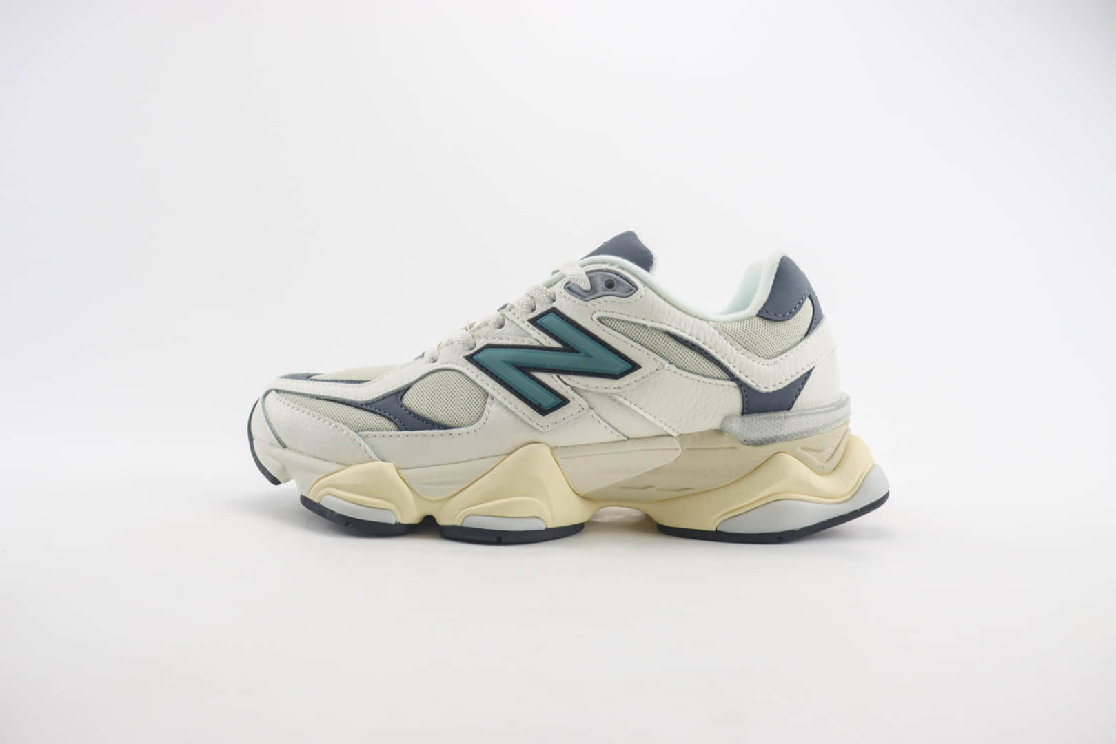 新百伦New Balance 9060纯原版本NB9060白蓝绿复古慢跑鞋 莆田新百伦货源 (ID:104383) - 图片1