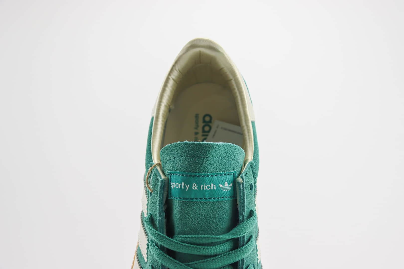 阿迪达斯adidas Handball Spezial纯原版本湖绿色复古板鞋 莆田阿迪达斯工厂 货号:IH2148