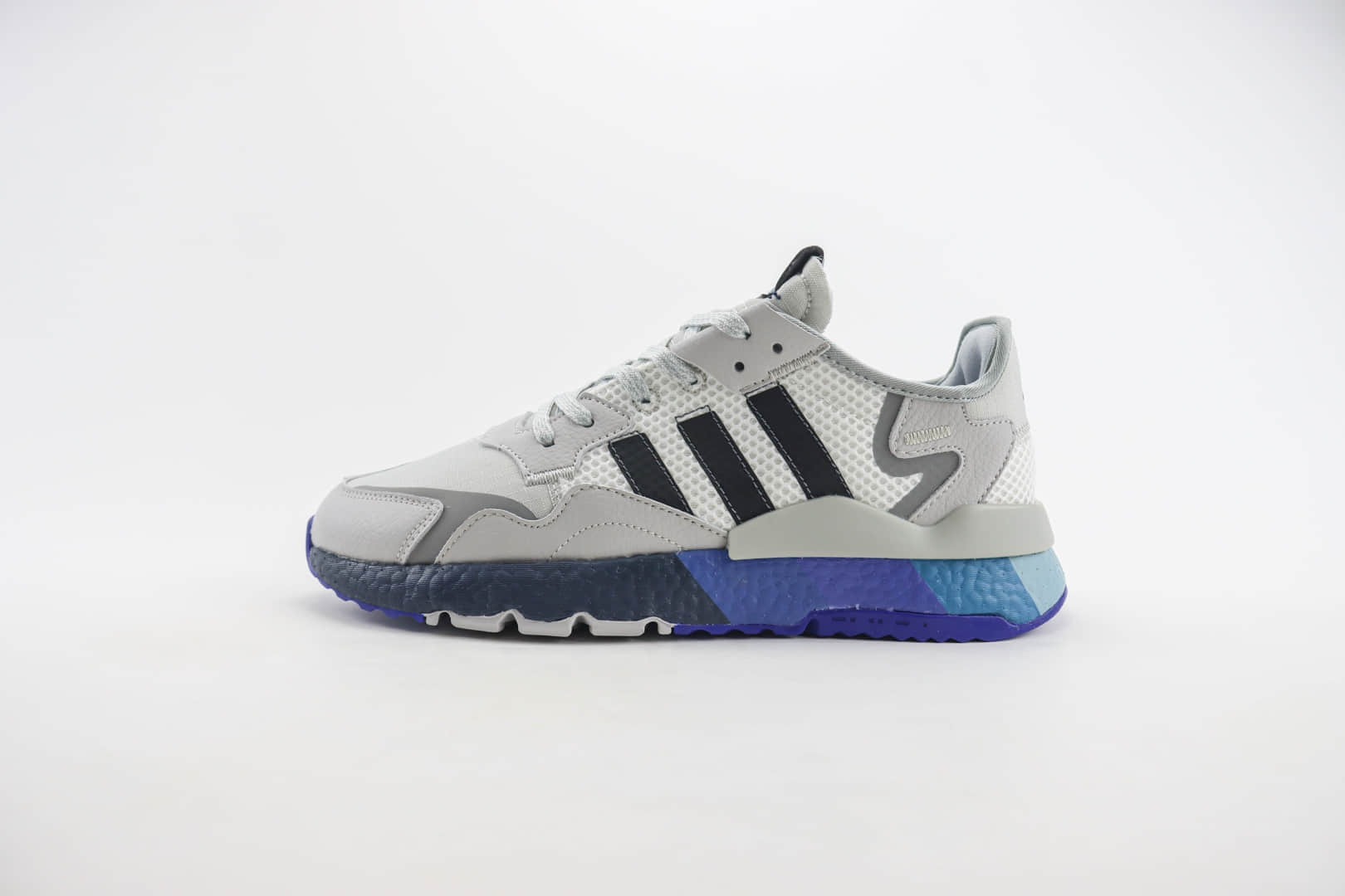 阿迪达斯adidas Nite Jogger纯原版本夜行者灰黑蓝复古跑鞋 莆田阿迪达斯批发 (ID:104768) - 图片1