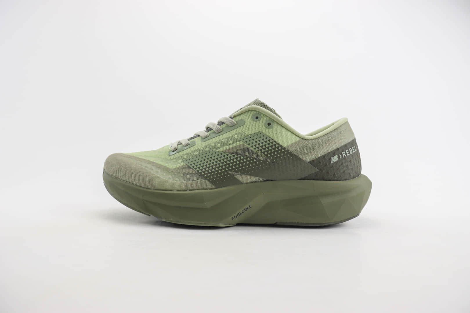 新百伦New Balance FuelCell Rebel V4纯原版本军绿色NB轻跑鞋 莆田新百伦货源 (ID:104858) - 图片1