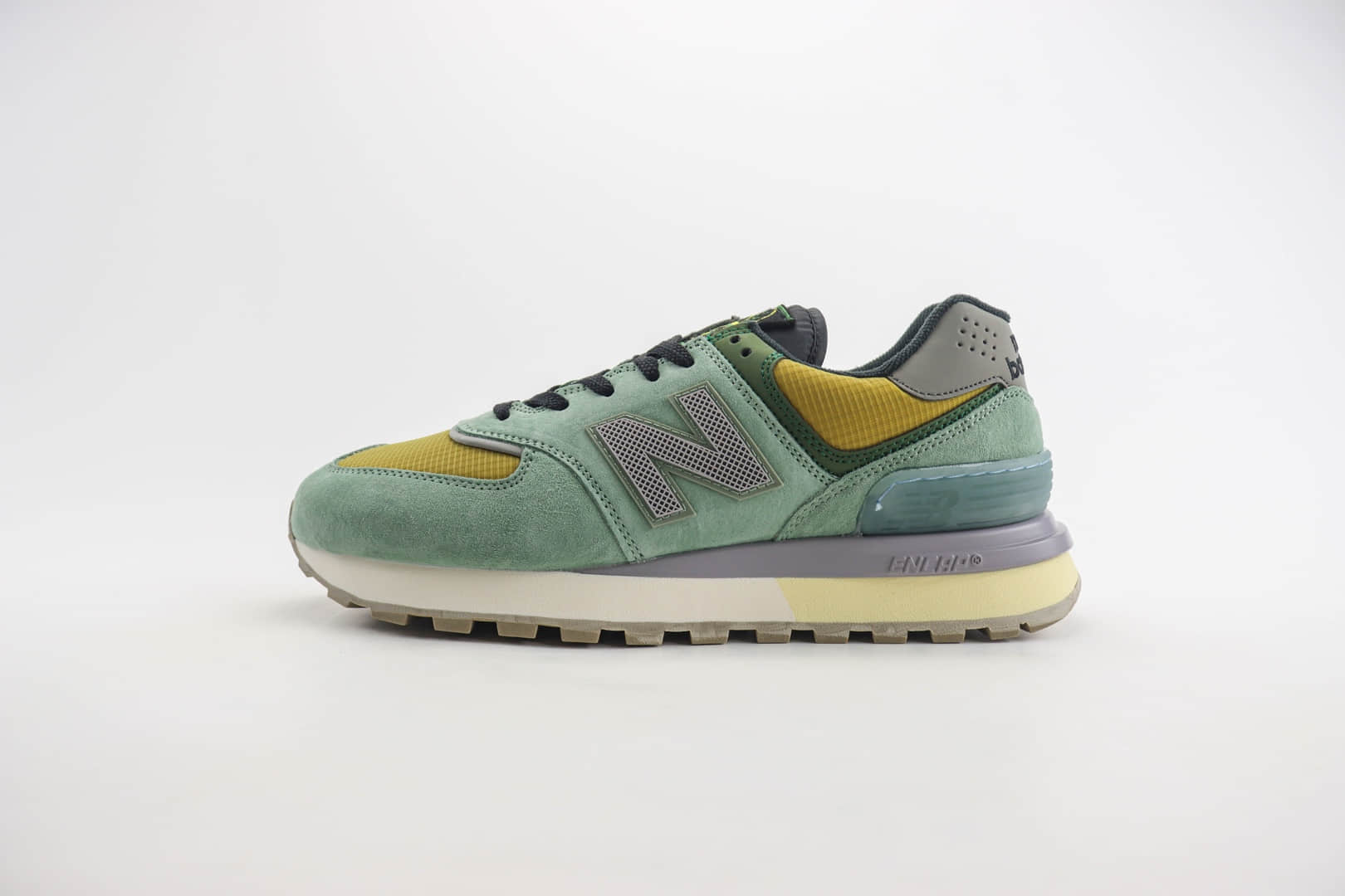 新百伦New Balance 574纯原版本绿敏感内容NB574复古运动鞋 莆田新百伦工厂 货号:U574LGTN