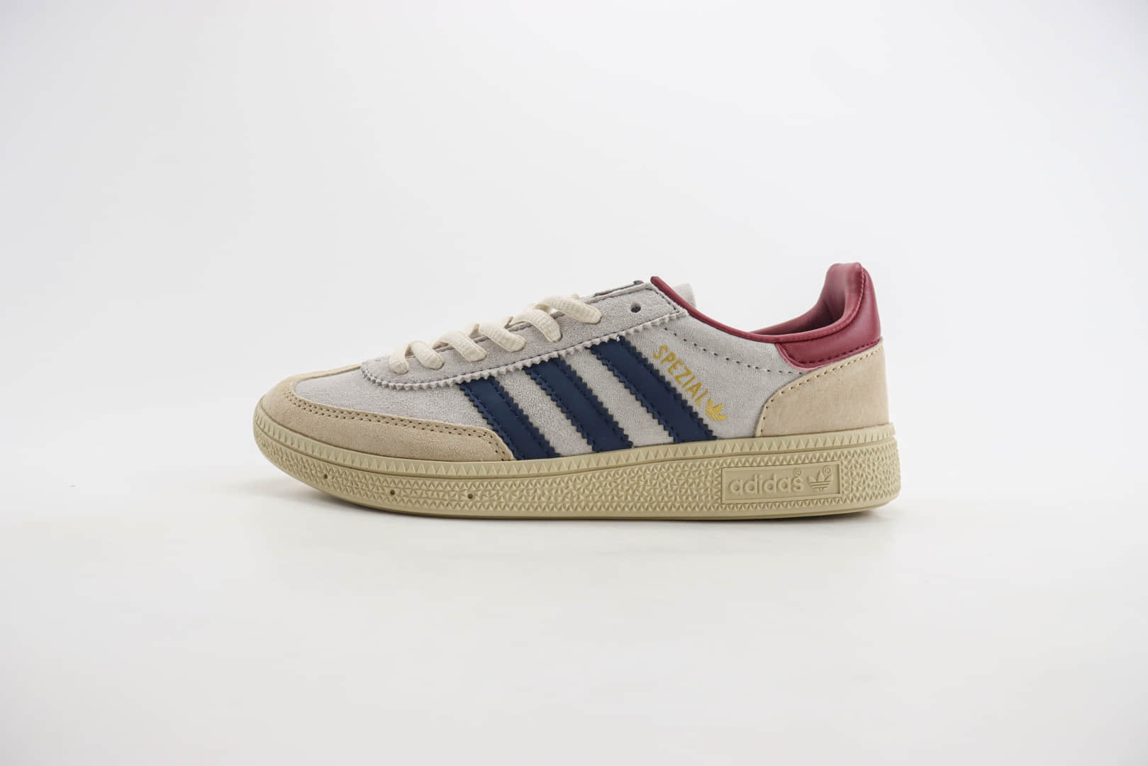 阿迪达斯adidas Handball Spezial纯原版本白灰暗蓝酒红复古板鞋 莆田阿迪达斯工厂 货号:IF3742