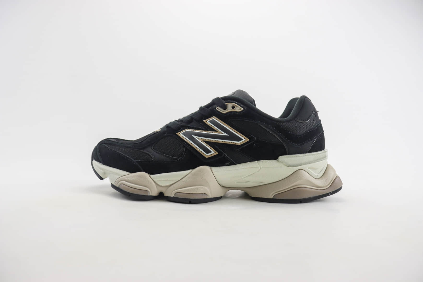 新百伦New Balance 9060纯原版本黑色NB9060复古慢跑鞋 莆田新百伦货源 货号:U9060UBY