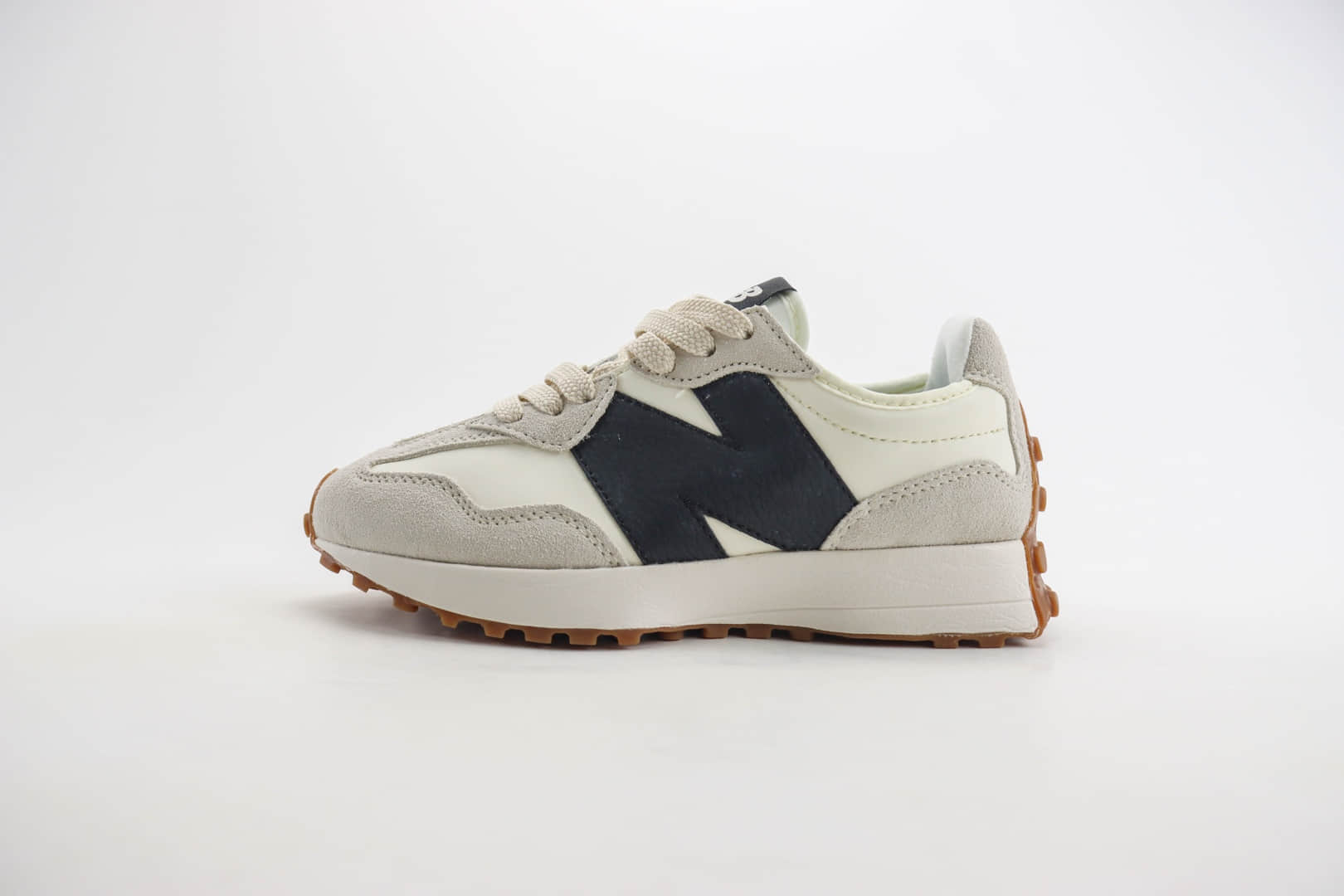 新百伦New Balance 327纯原版本米白灰黑NB327复古慢跑鞋 莆田新百伦货源 货号:WS327GD