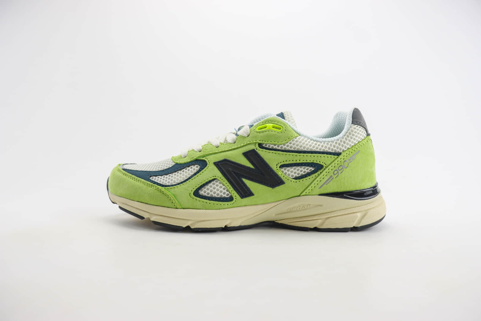 新百伦New Balance 990V4纯原版本草绿色NB990V4复古慢跑鞋 莆田新百伦货源 (ID:105689) - 图片1