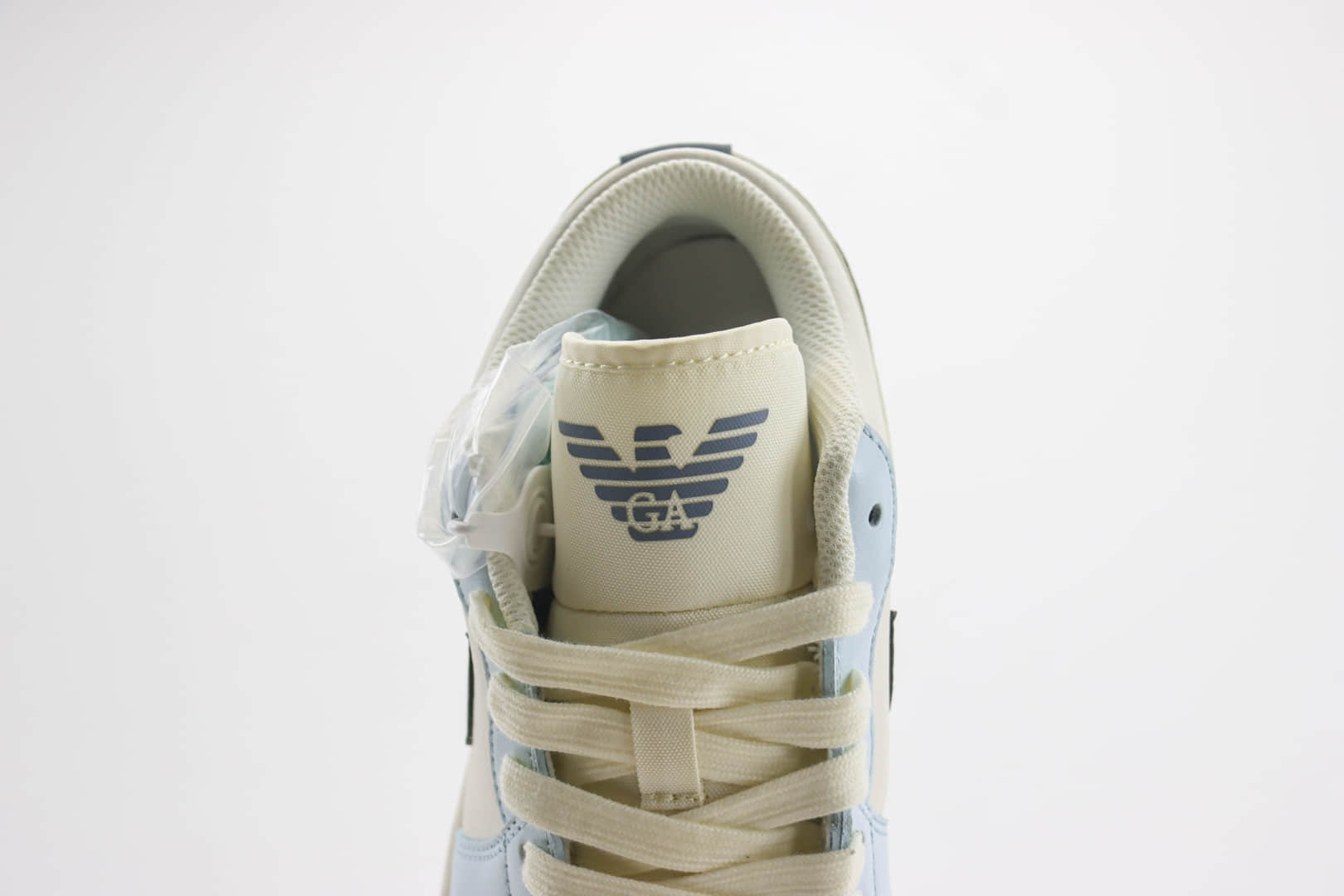 乔丹Air Jordan 1 Retro Low x Armani低帮AJ1白蓝色板鞋 莆田AJ系列代理 货号:WG8850-012