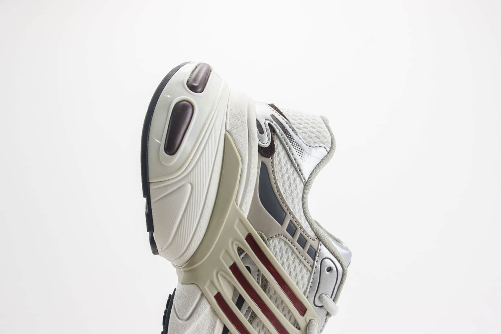 阿迪达斯adidas Adistar XLG纯原版本米灰红色厚底增高老爹鞋 莆田阿迪达斯货源 货号:IH3382