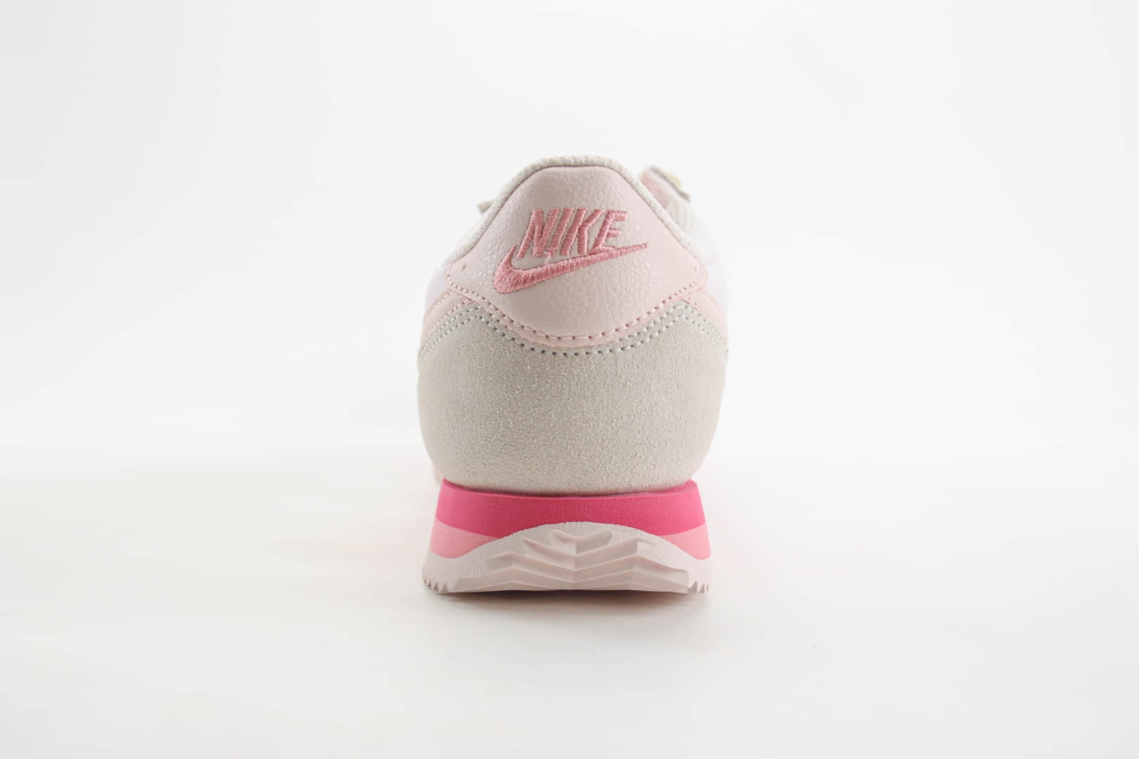 耐克Nike Classic Cortez Leather纯原版本阿甘系列白灰粉复古初代慢跑鞋 莆田耐克货源 货号:HF6410-666