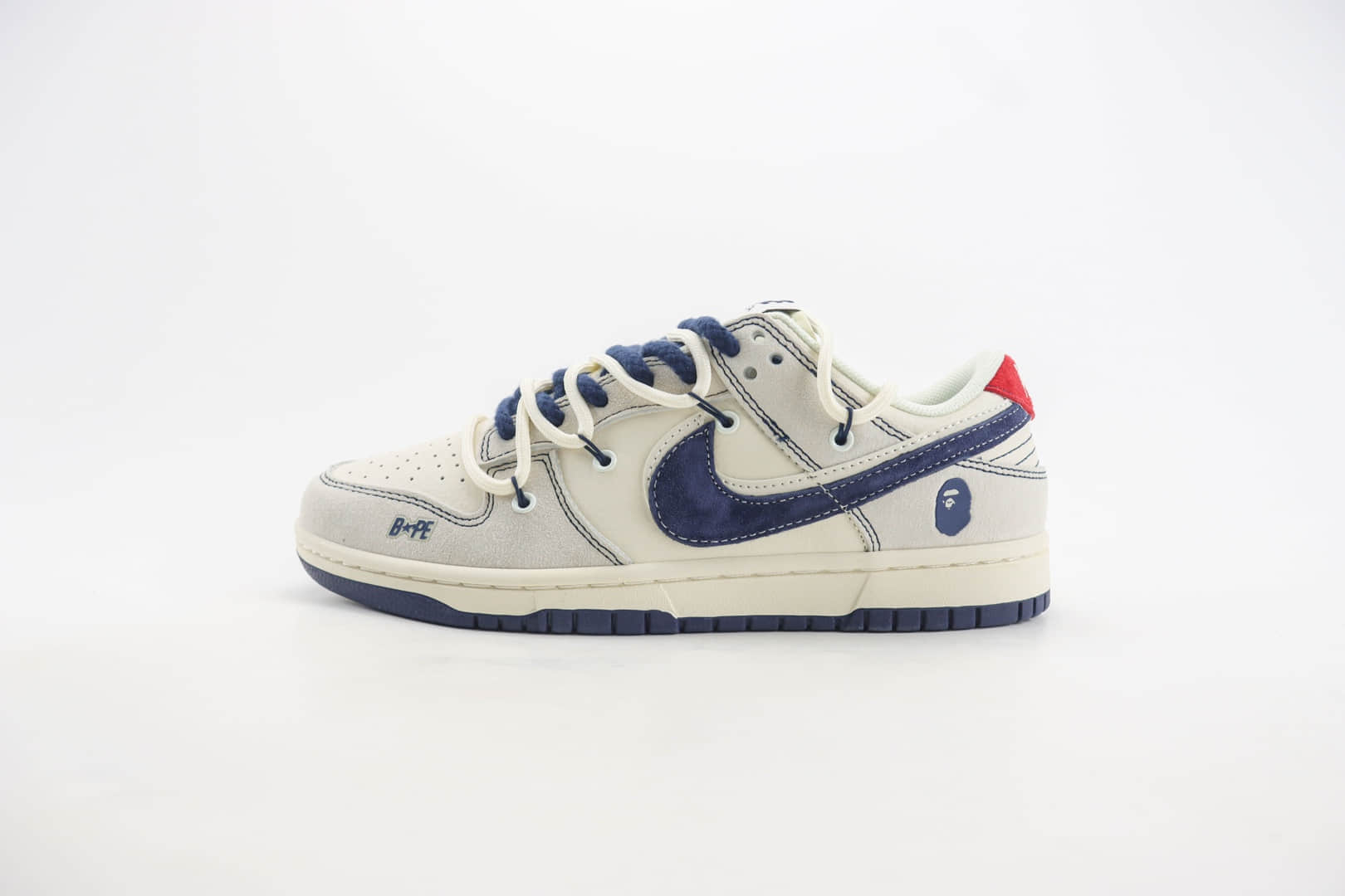 耐克Nike SB Dunk Low x bape纯原版本猿人头联名款DUNK绑带板鞋 莆田DUNK工厂 (ID:106706) - 图片1