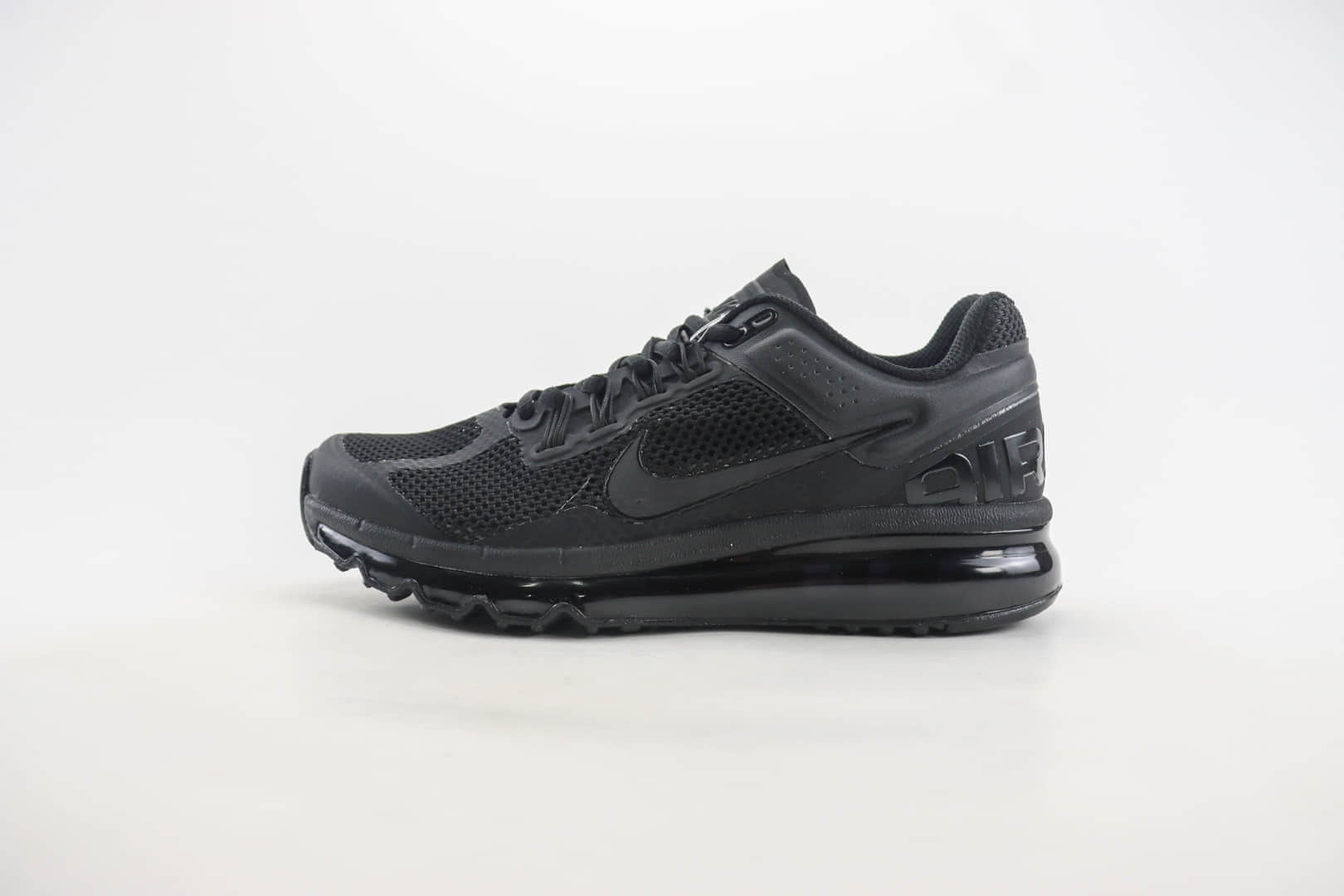 耐克Nike Air Max 2013纯原版本黑色全掌气垫跑鞋 莆田耐克代理 (ID:106975) - 图片1