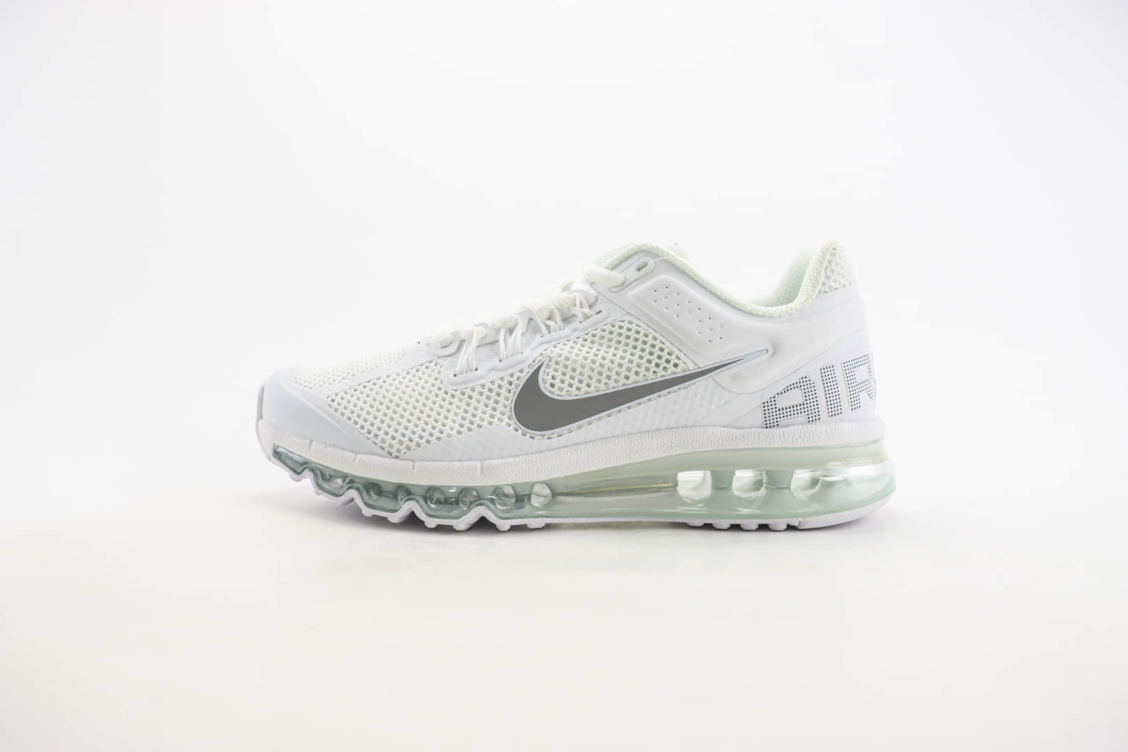 耐克Nike Air Max 2013纯原版本白灰色全掌气垫跑鞋 莆田耐克货源 (ID:106988) - 图片1