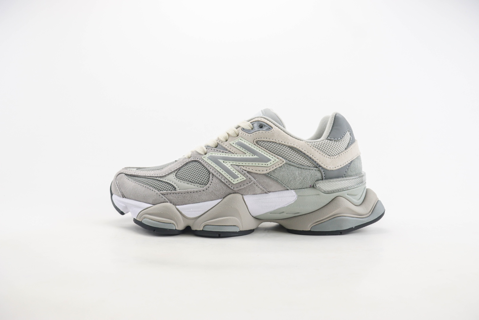 新百伦New Balance 9060纯原版本灰色NB9060复古慢跑鞋 莆田新百伦货源 (ID:107237) - 图片1