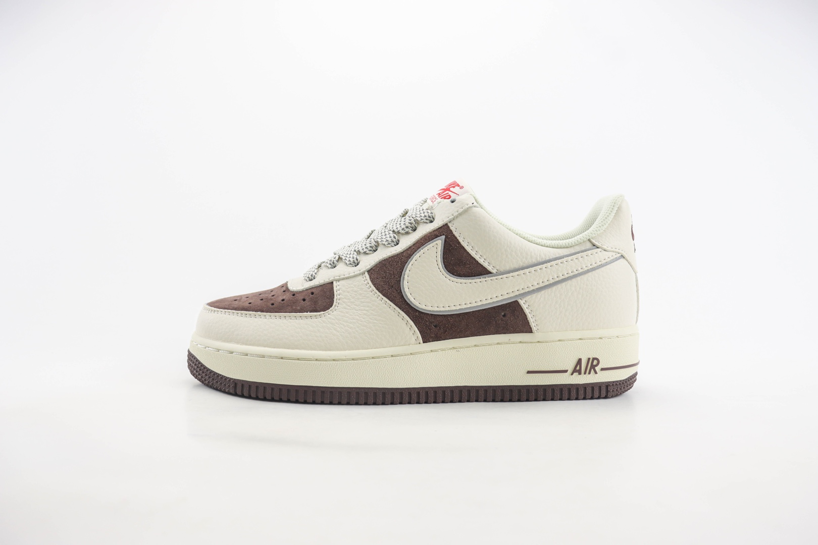 耐克Nike Air Force 1纯原版本空军一号AF1白棕色板鞋 莆田耐克货源 (ID:107244) - 图片1