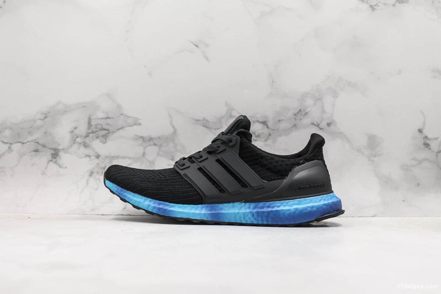 阿迪达斯Adidas Ultra Boost 4.0黑蓝扎染公司级版本全掌爆米花透气跑步鞋官方正确细节区别市面通货 (ID:10731) - 图片1
