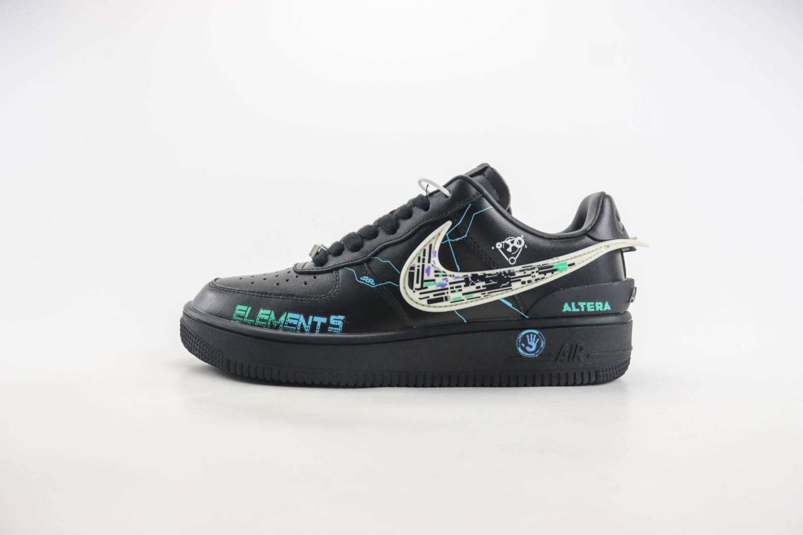 耐克Ambush x Nike Air Force 1'07 Low纯原版本空军一号AF1赛博朋克涂鸦运动板鞋 莆田耐克批发 货号:DV3464-011