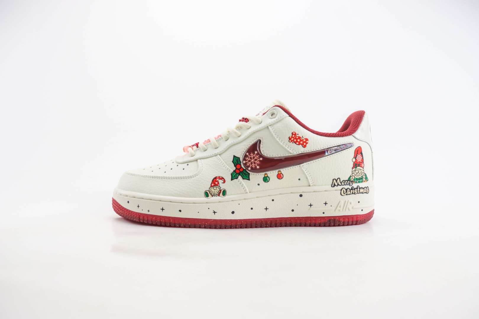 耐克Nike Air Force 1 Low纯原版本空军一号AF1圣诞节低帮运动板鞋 莆田耐克工厂 (ID:107526) - 图片1