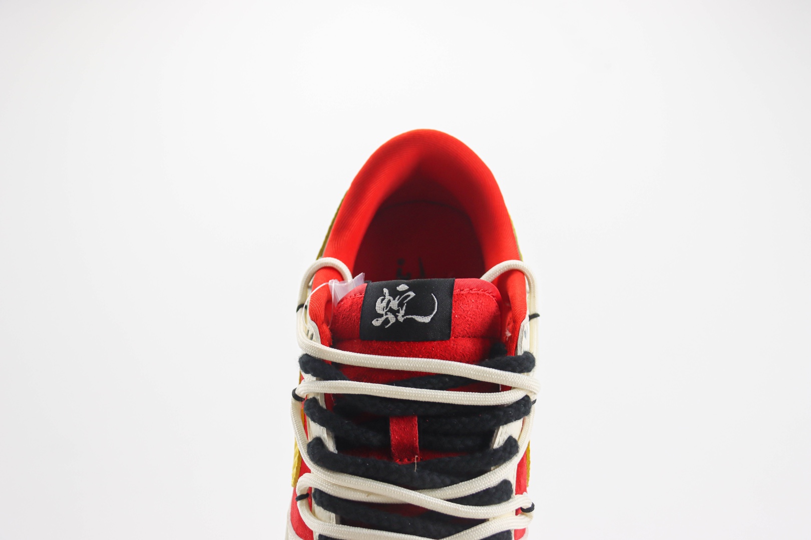 耐克Nike SB Dunk Low纯原版本蛇年限定SB Dunk米红黄勾抽绳绑带低帮滑板板鞋 莆田耐克代理 货号:YX5066-265