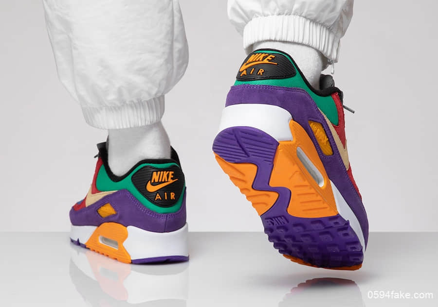 穿上它等于穿上了彩虹!Nike Air Max 90“Viotech”将于8月29日发售! 货号:敏感内容0917-600