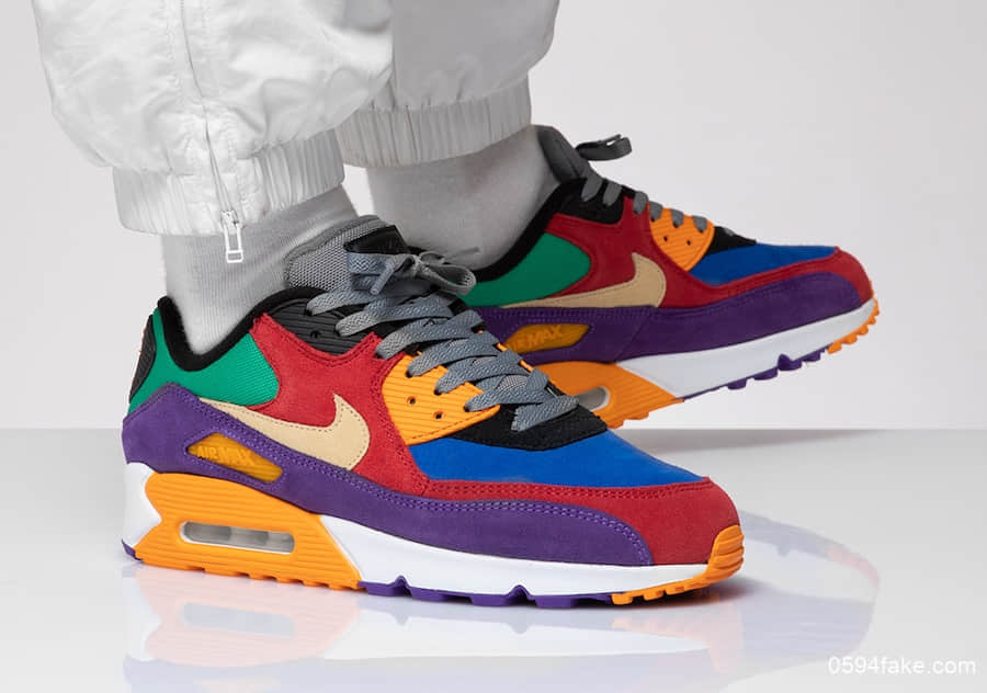 穿上它等于穿上了彩虹!Nike Air Max 90“Viotech”将于8月29日发售! 货号:敏感内容0917-600