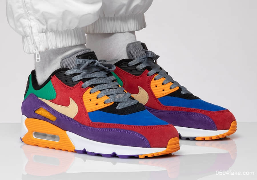 穿上它等于穿上了彩虹!Nike Air Max 90“Viotech”将于8月29日发售! 货号:敏感内容0917-600