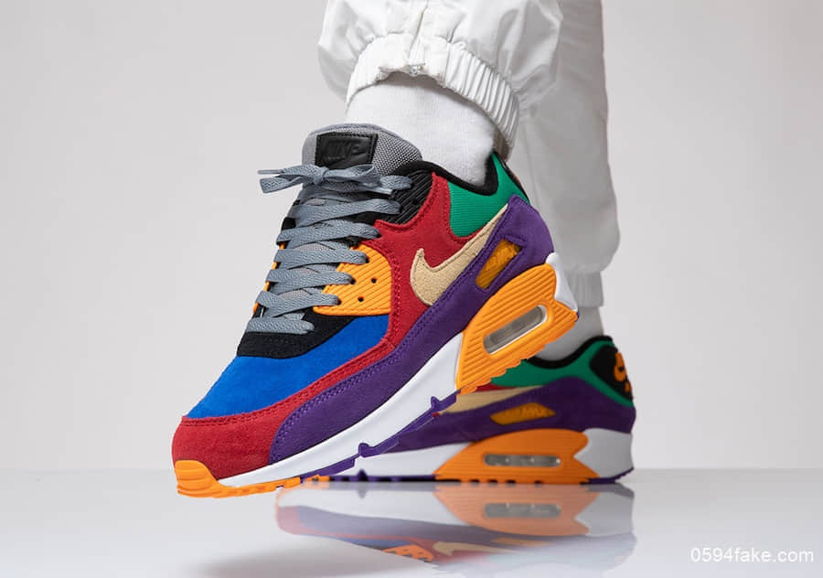 穿上它等于穿上了彩虹!Nike Air Max 90“Viotech”将于8月29日发售! 货号:敏感内容0917-600